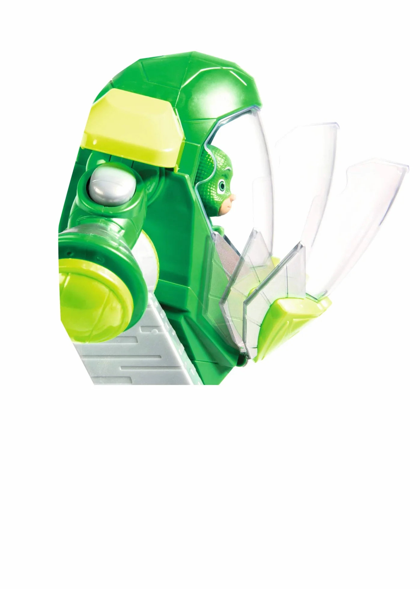 Simba PJ Masks Turbo Robot Gecko 23 cm con luz y cañón