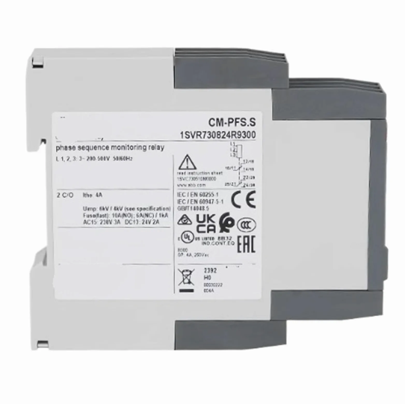 Relé de Control de Secuencia de Fases CM-PVS.41S CM-IWS.1S CM-PFS.S CM-MPS.41S CM-PFE CM-Pas.41S(CM-PFE)