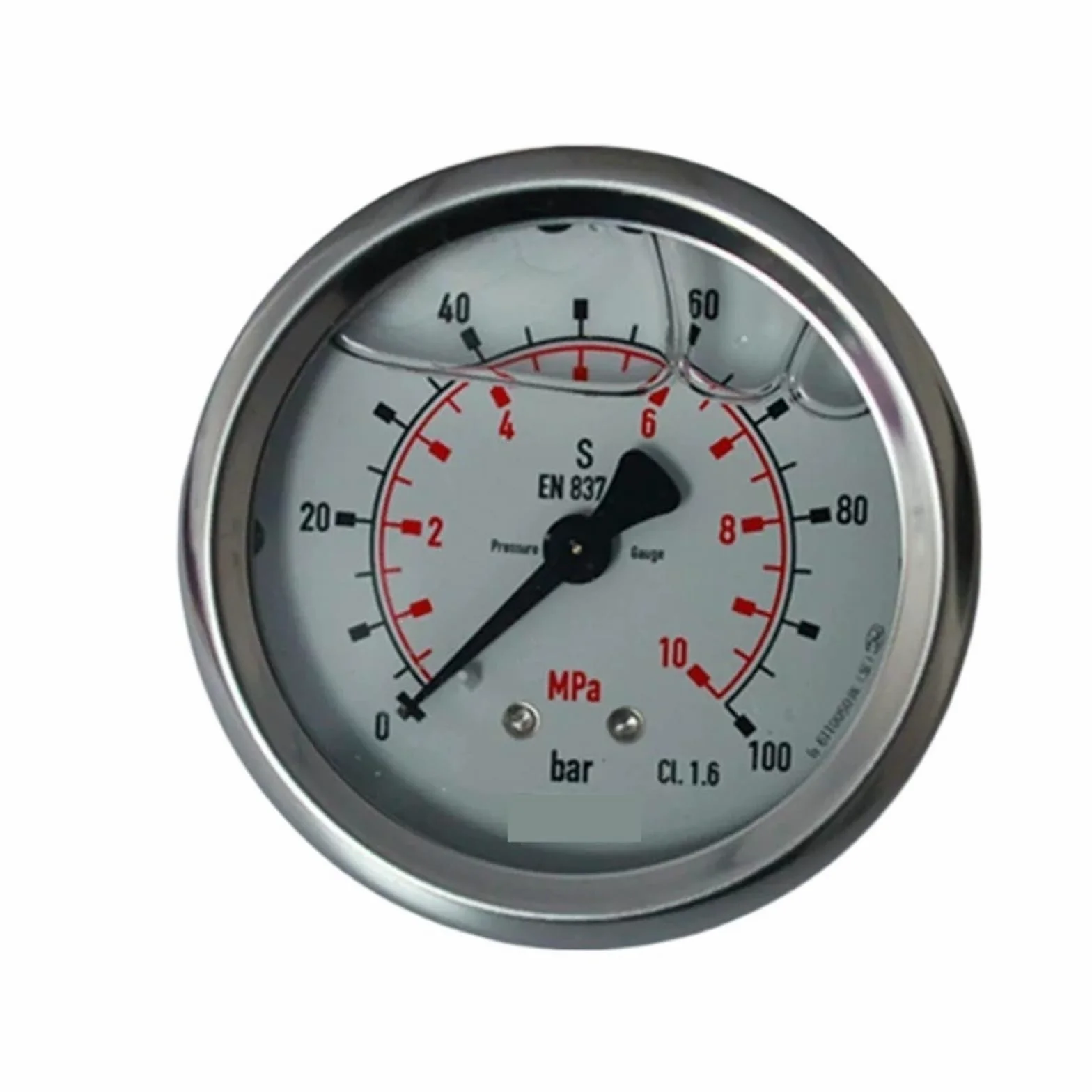 Manómetro 0-100bar/0-10mpa, Manómetro axial, rosca G1/4