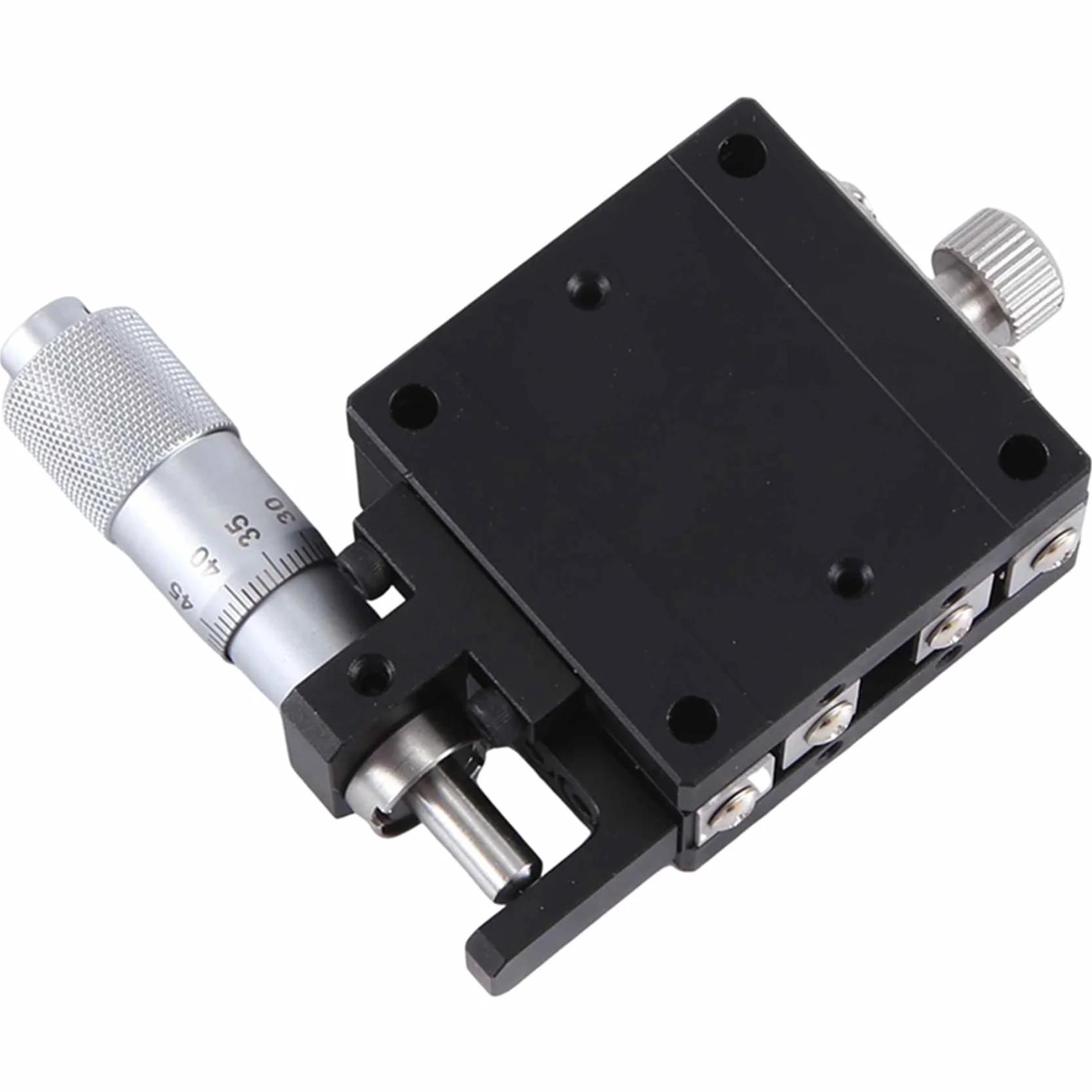 Plataforma Deslizante Manual 40x40 mm Micrómetro Riel Guía Correa Eje X (LGX40-L)