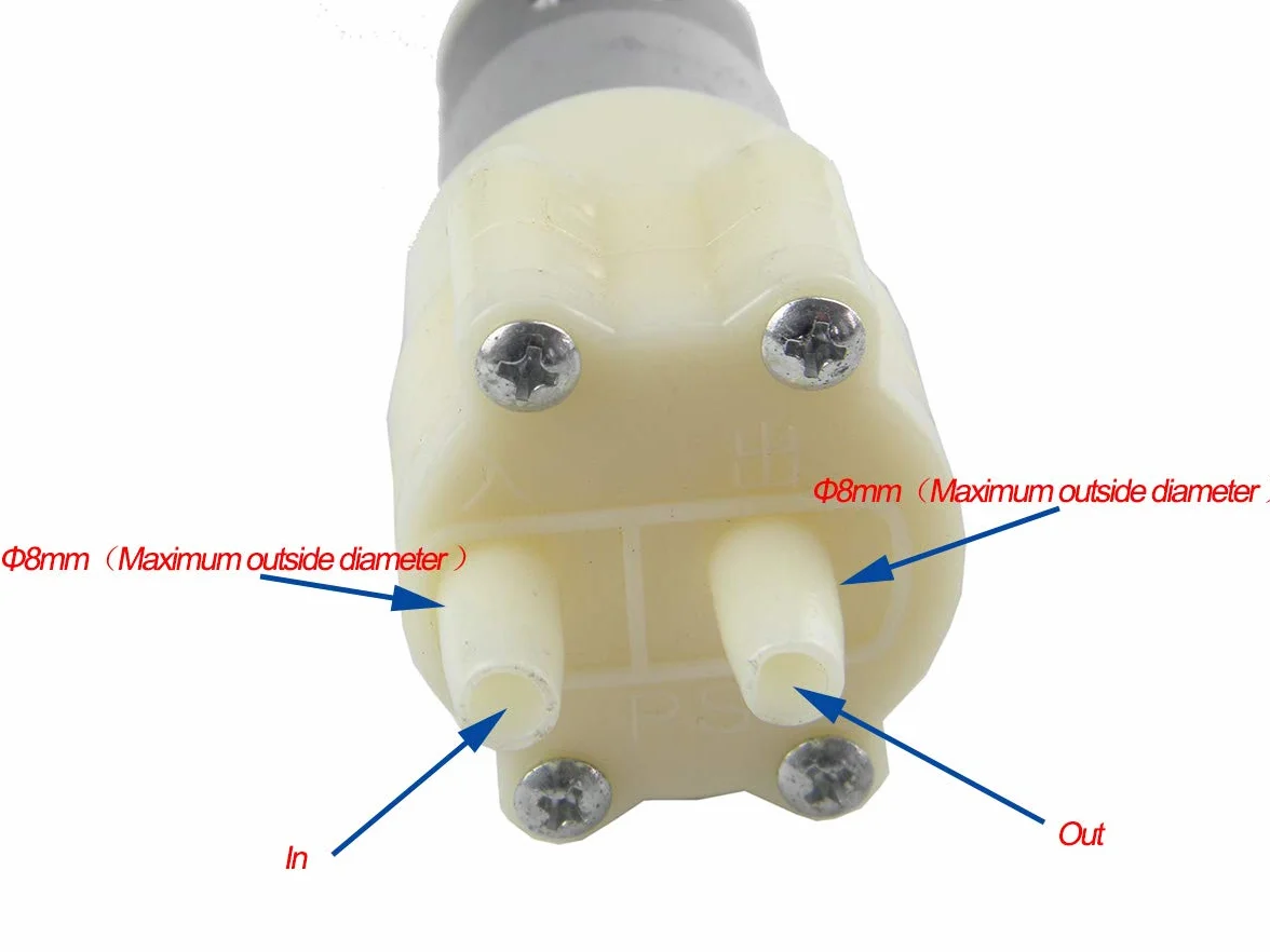 CHANCS 385 Bomba de diafragma autocebante DC 6V-12V para acuario 100V-240V