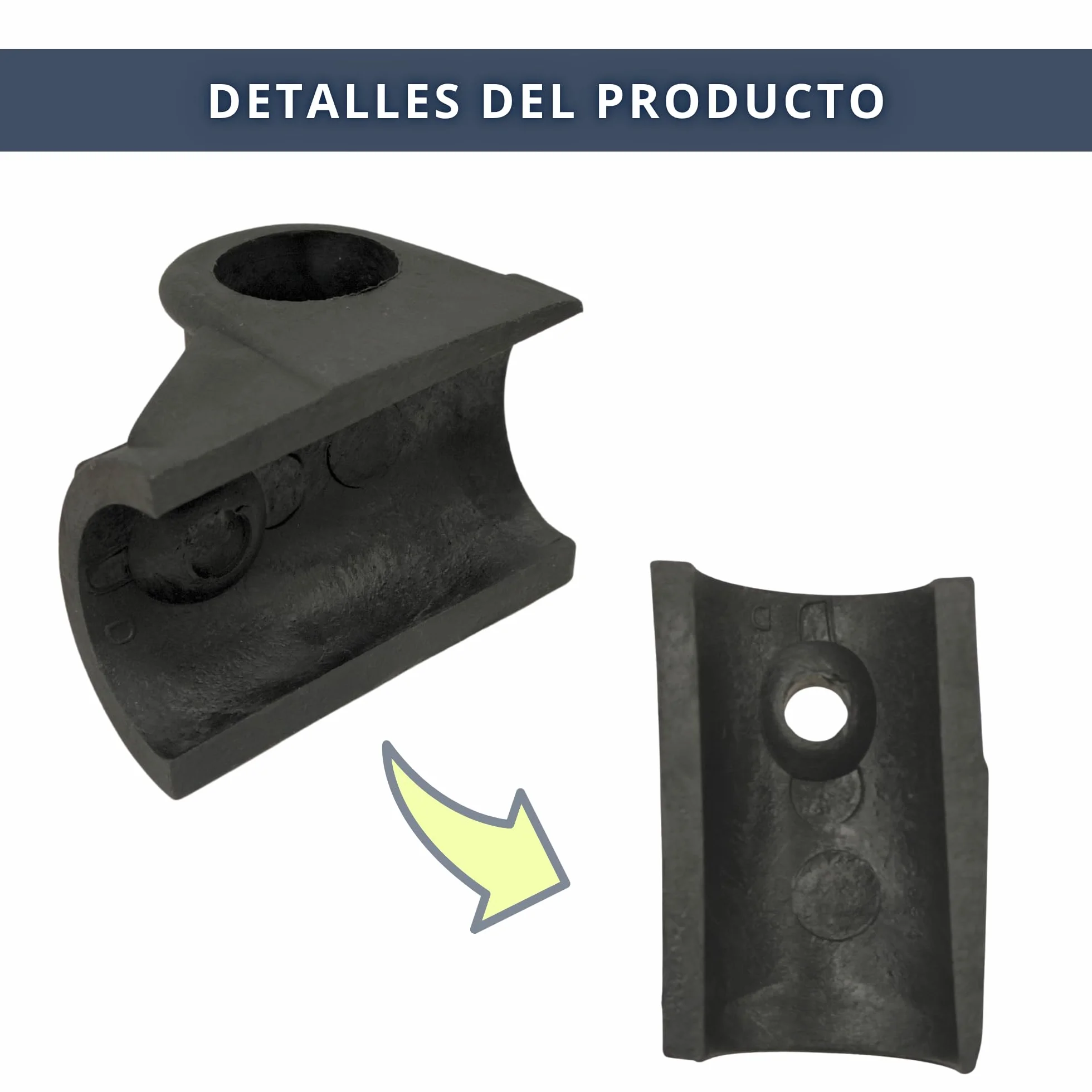 Cojinetes de Nylon para Carretillas Cofan Ø 20 mm Orificio 22 mm Juego de 2