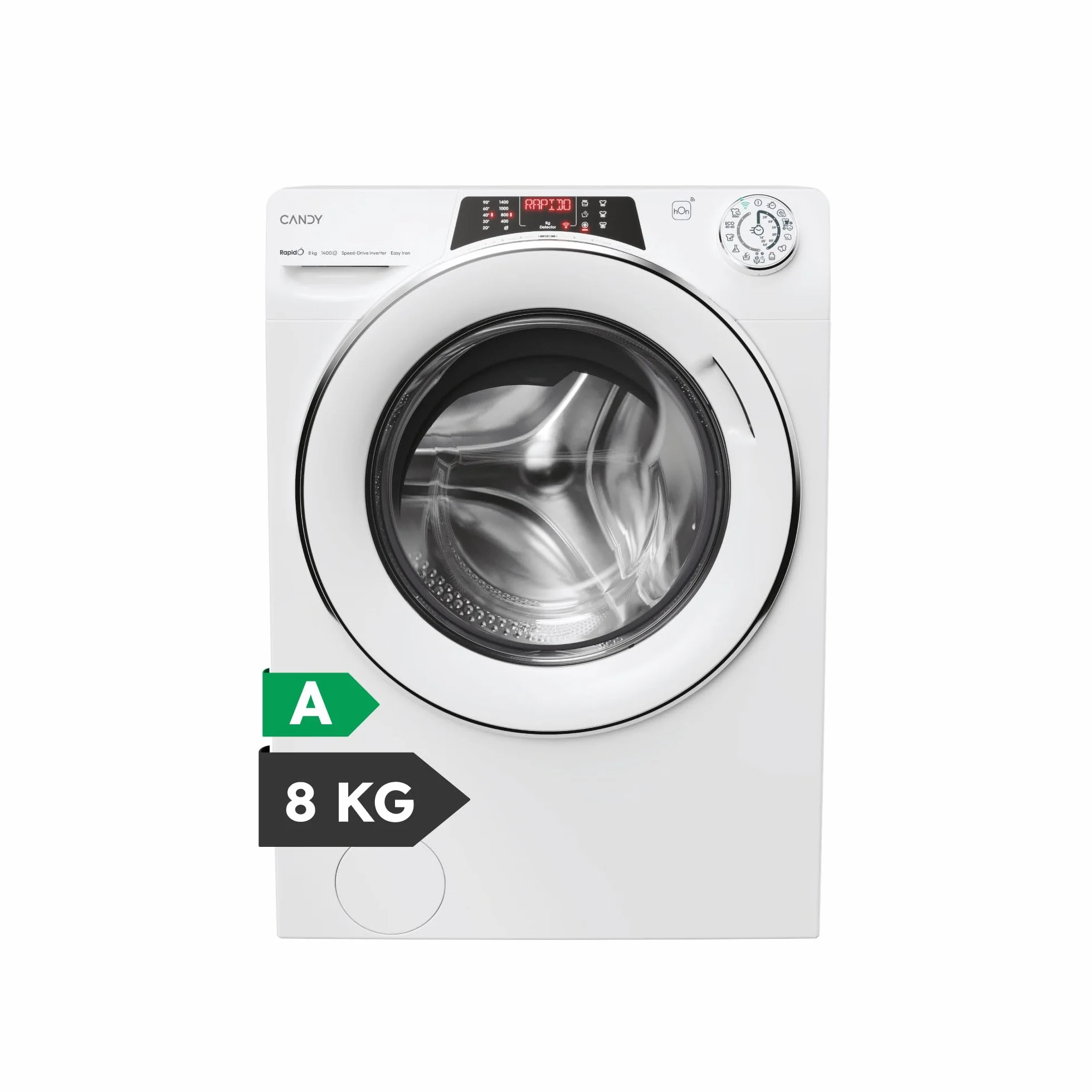 Candy RapidO RO1486DWMCT/1-S Lavadora 8 kg 1400 RPM Motor Inverter Wi-Fi