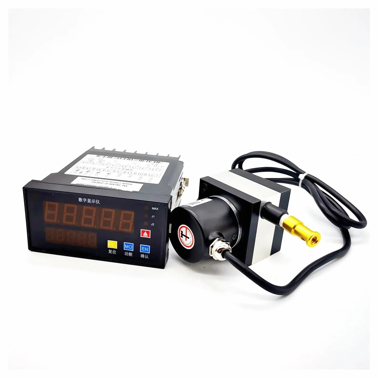 sensor de desplazamiento lineal Sensor de cable de tracción CESI-S1000P, rango de 1000mm con instrumento de velocidad de posición de pantalla digital BL9648-II 5 ( Size : 220VAC , Color : CESI-S1000P