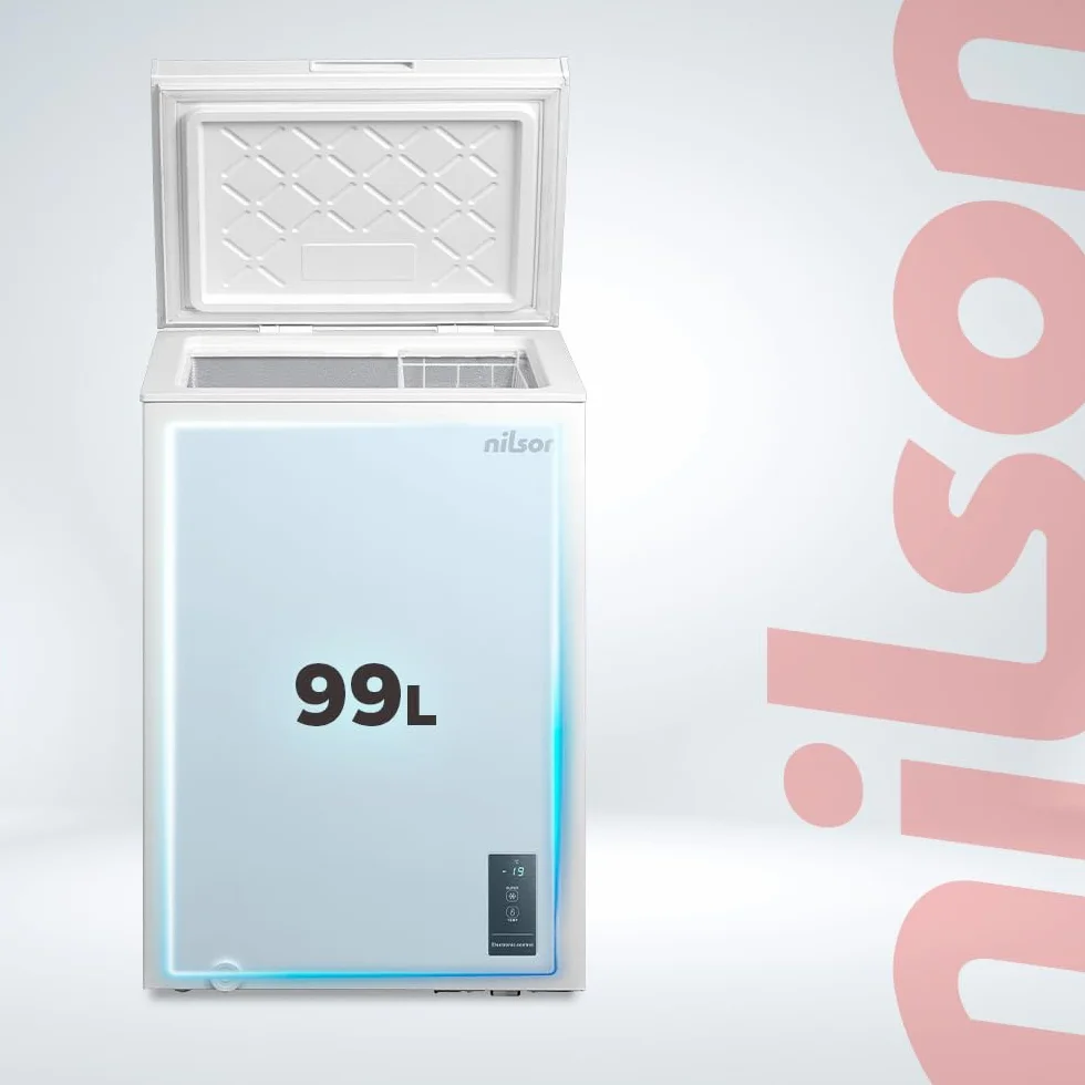 Nilson Congelador Horizontal Blanco NCH1000EDC 99L Dual Cooling 4 Star Super Congelación
