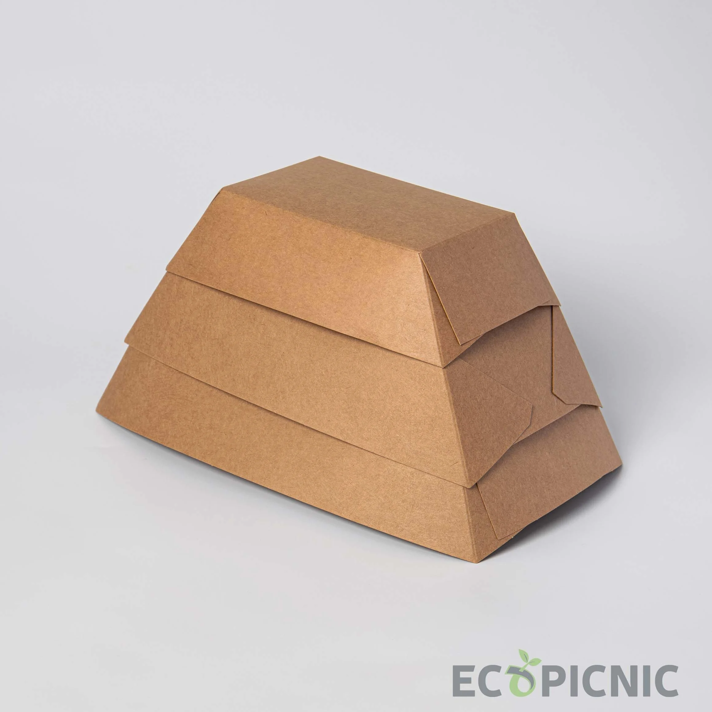 Barquetas de Papel 1000 Unidades 350 ml | Bandejas Desechables de cartón para Alimentos, Ideales para Patatas Fritas, Aperitivos, y Comida para Llevar