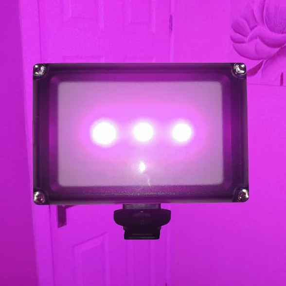 Luz de cámara de espectro completo, iluminación de video LED FS de alta potencia para caza de fantasmas, equipo de caza de fantasmas, paranormal