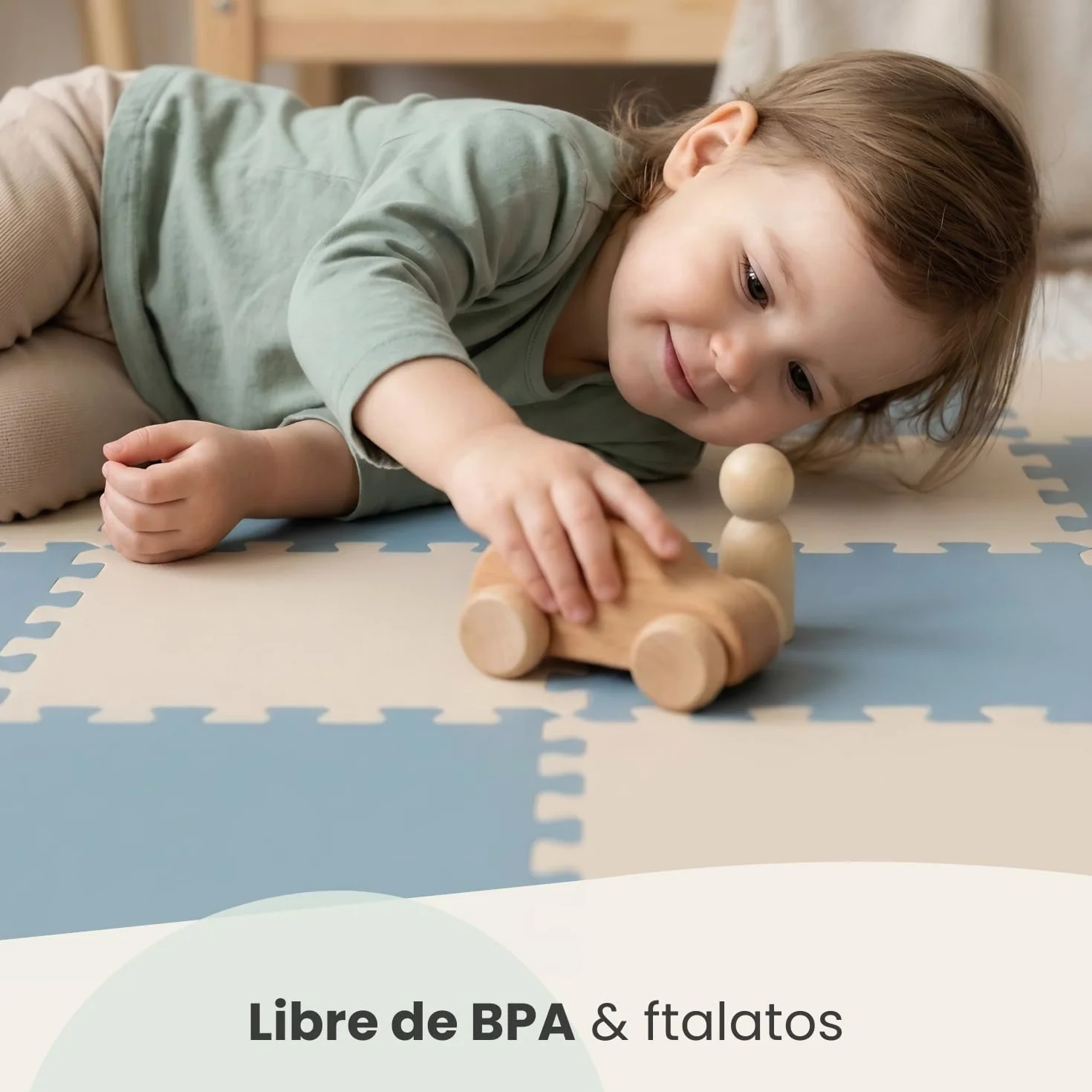 LittleTom Alfombra Puzzle para Niños 30x30 cm Espuma EVA Antideslizante Certificada TÜV