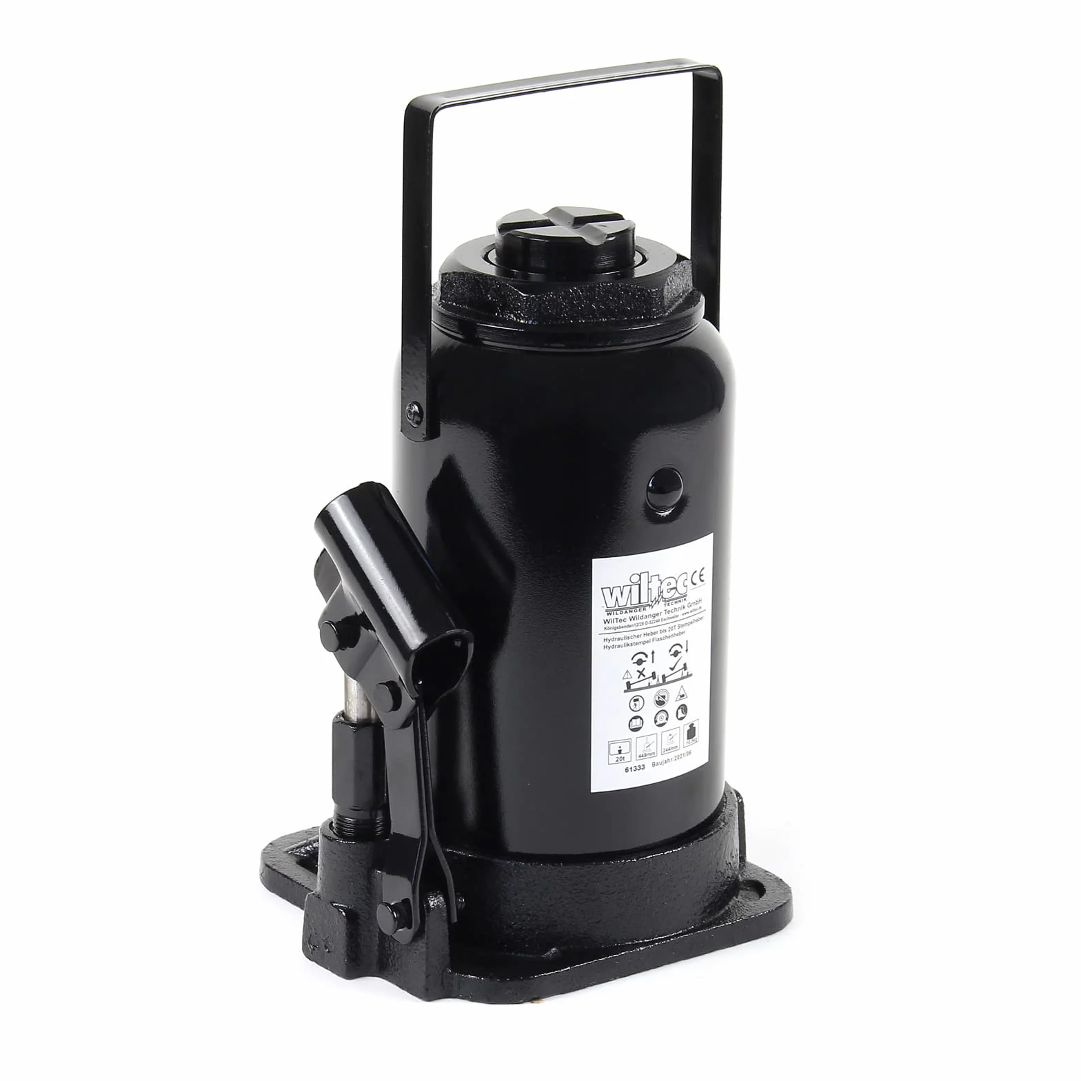 Gato hidráulico de botella 20 toneladas 244-449 mm para coches