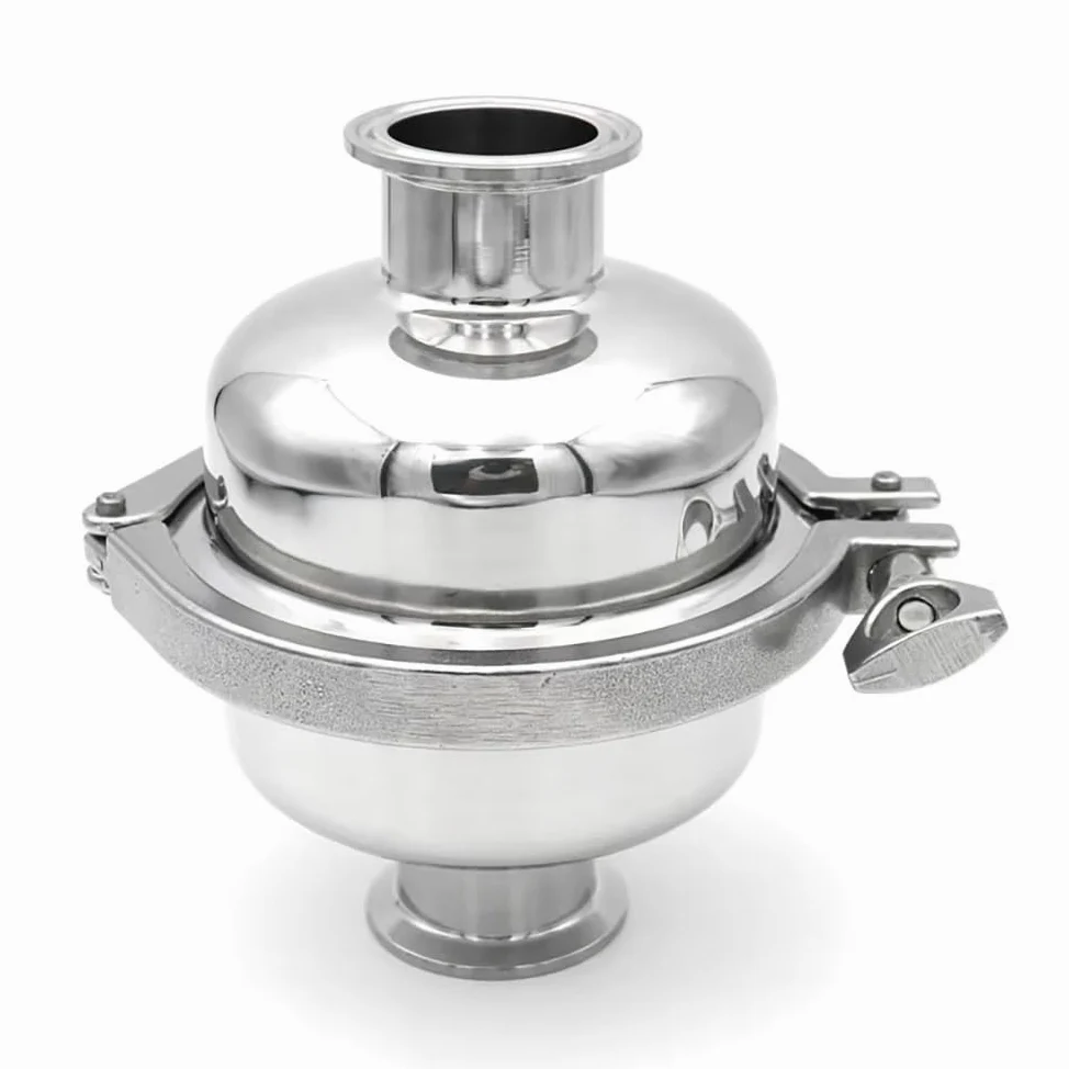 Válvula De Filtro Esférica, Diámetro Exterior De Tubería De 38/76 Mm, 1,5", 2" Y 3", Abrazadera Triple, Válvula Sanitaria En Línea De Acero Inoxidable 304, Descarga For Cerveza Casera(38mm K50.5mm,500