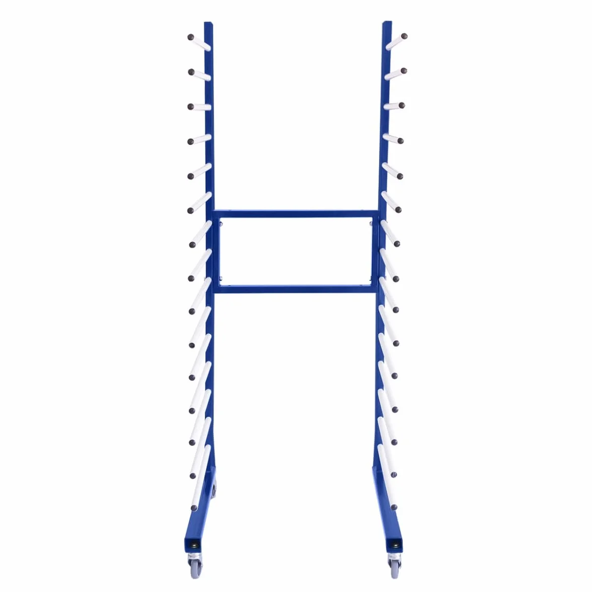 Carro Móvil Acoplable de Secado de Pintura | 15 Niveles | 375kg de Capacidad Total (25kg x Nivel) | 182cm Alto x 35/65 Ancho (Ajustable) x 59 (Profundidad) | 4 Ruedas de 360 Grados | Ideal Taller
