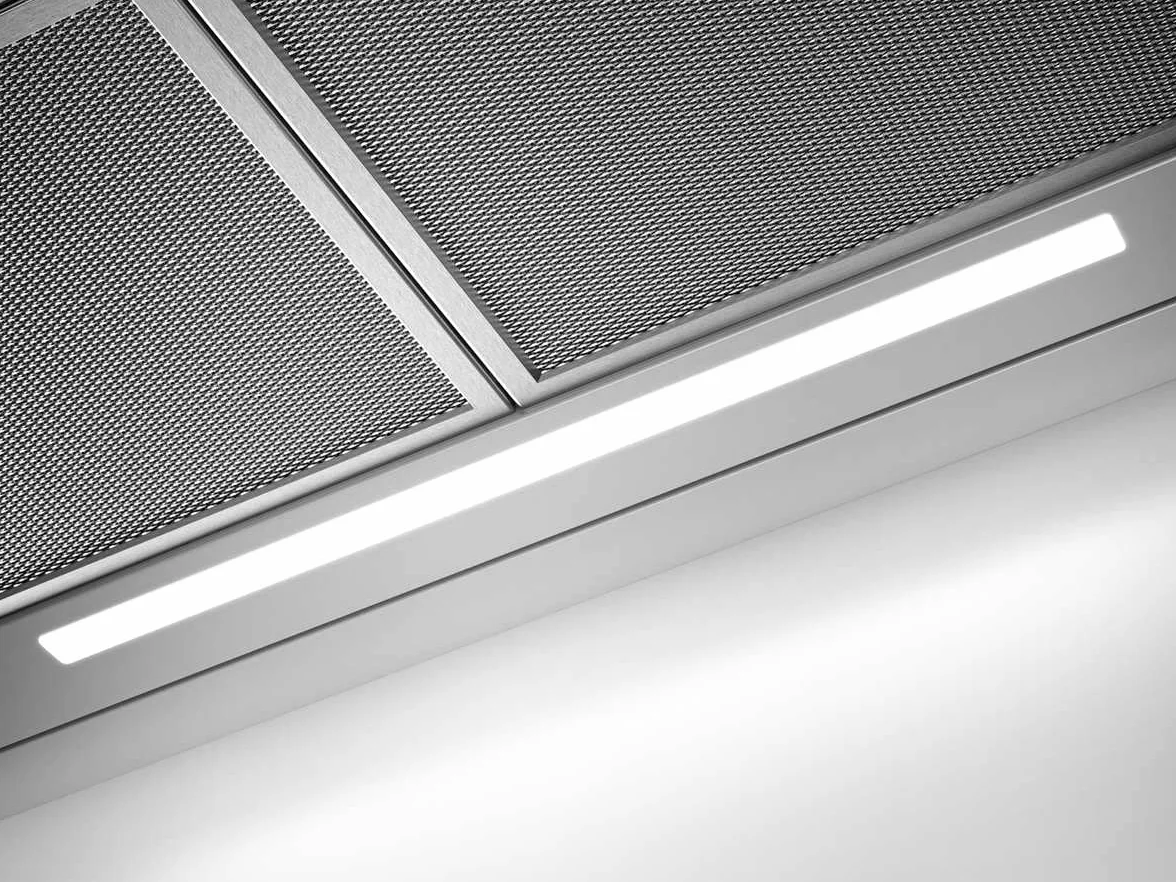 AEG Campana extractora extraíble 90 cm 660 m3/h 3 velocidades intensivo LED Inox Clase A