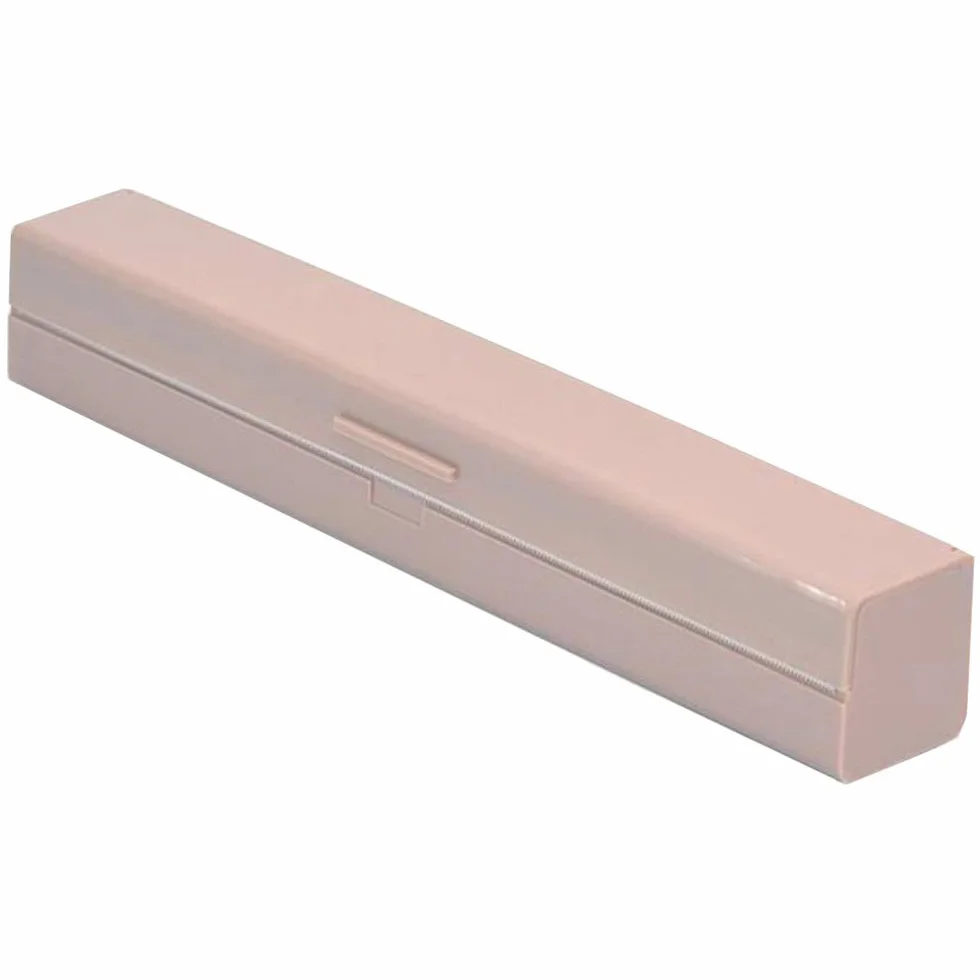 Dispensador Envoltura de Plástico PP 5x5x32 cm para Film Transparente, Papel Aluminio, Cocina, Restaurante (Rosa)