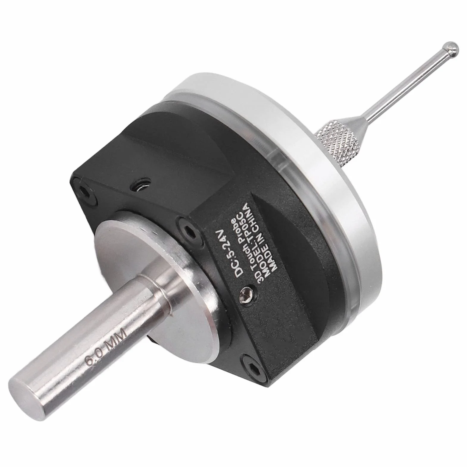 Sonda Táctil 3D CNC, Buscador de Bordes 3D Buscador de Bordes con Punta de Acero de Tungsteno de Alta Precisión Sensor de Longitud de Herramienta CNC 3D, para Dispositivos