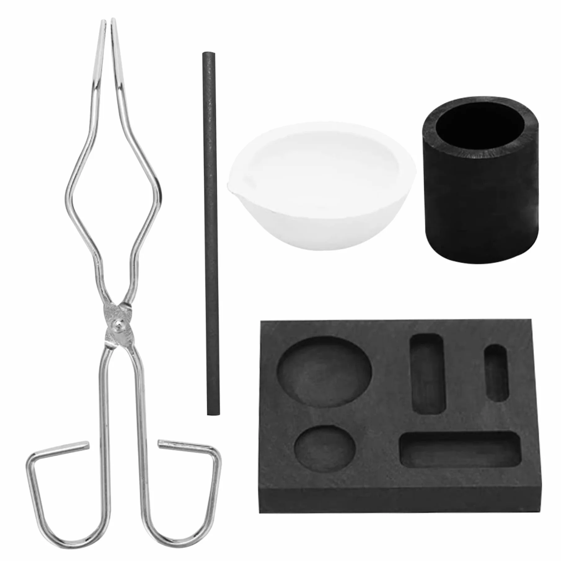 Kit de Crisol de Grafito para Fundir Oro, Plata y Cobre