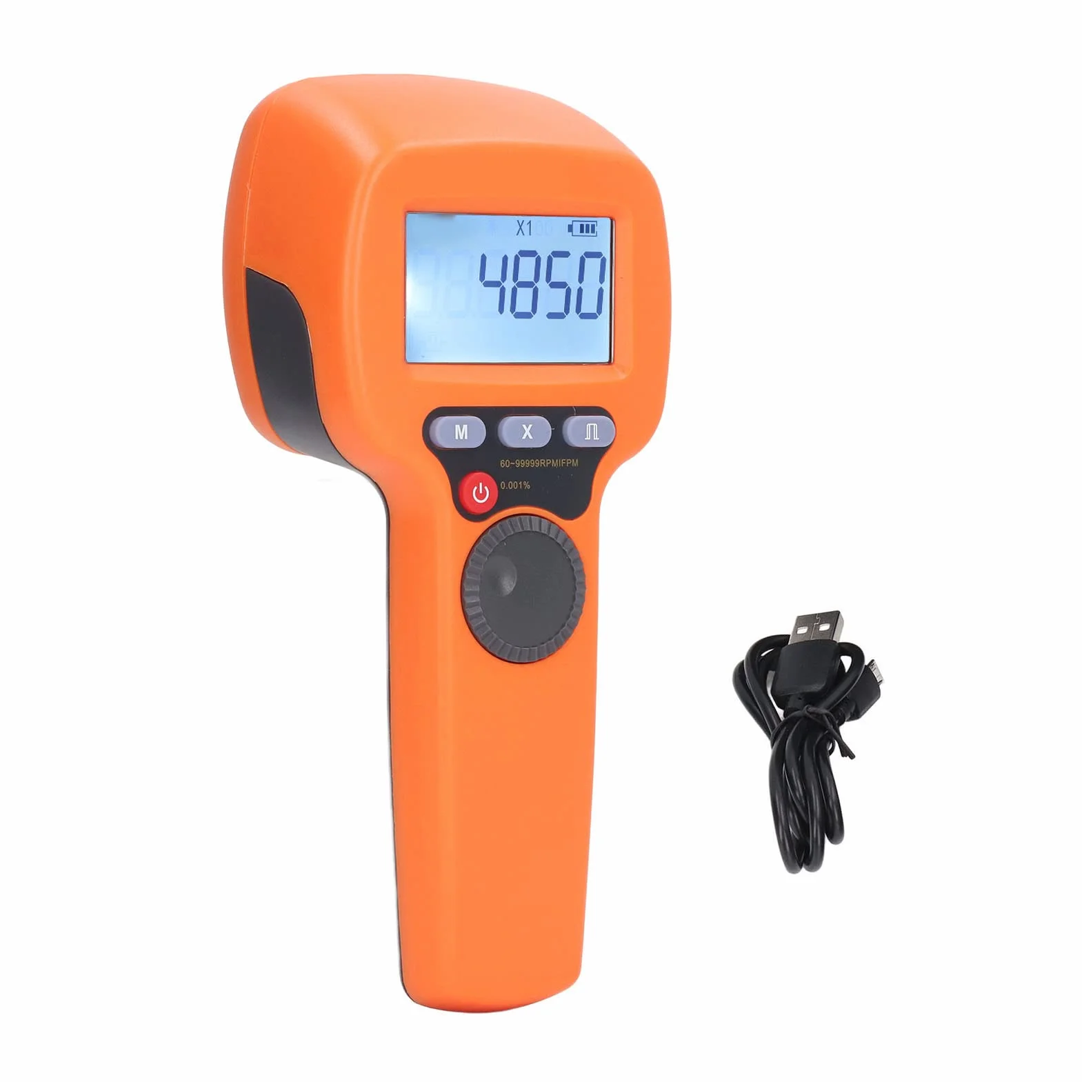 Tacómetro Estroboscópico con Flash LED, Estroboscópico Manual Digital, Impresión Sensible de Alta Precisión para Motores