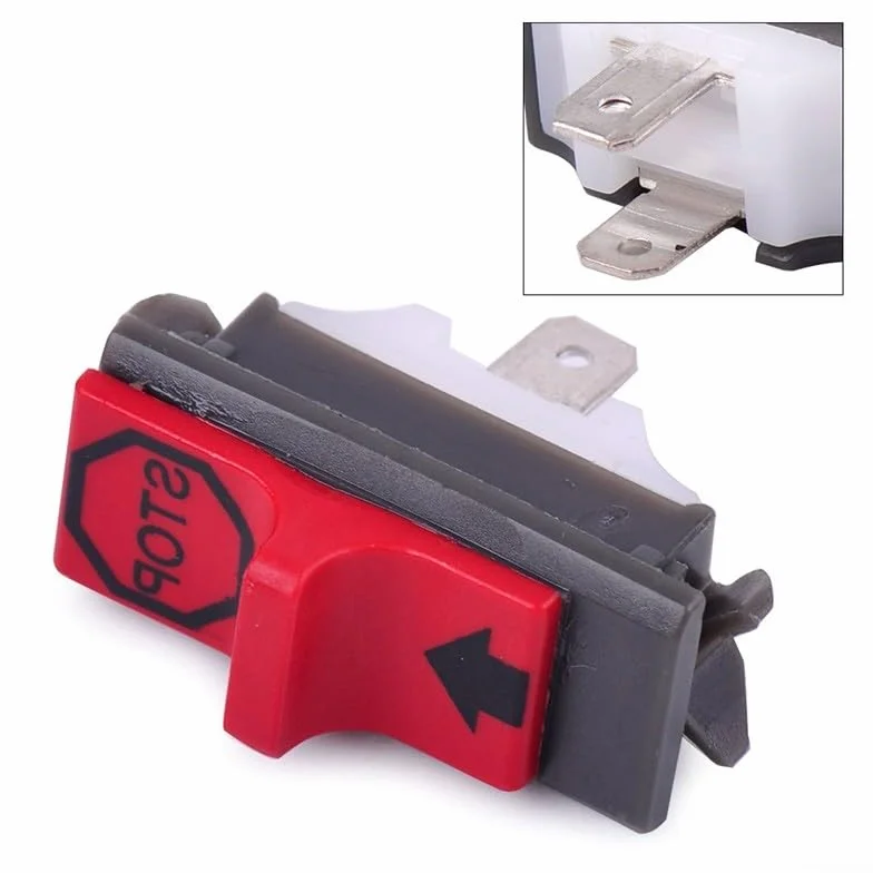 Interruptor de parada de apagado compatible con motosierra 365 371 372 372XP 336 pieza de repuesto