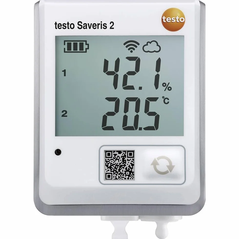 Testo Saveris 2-H2 MultI-Datenlogger Messgr??e Temperatur, Luftfeuchtigkeit -30 Bis 70 ?c 0 Bis 100 % Rf (0572 2035)