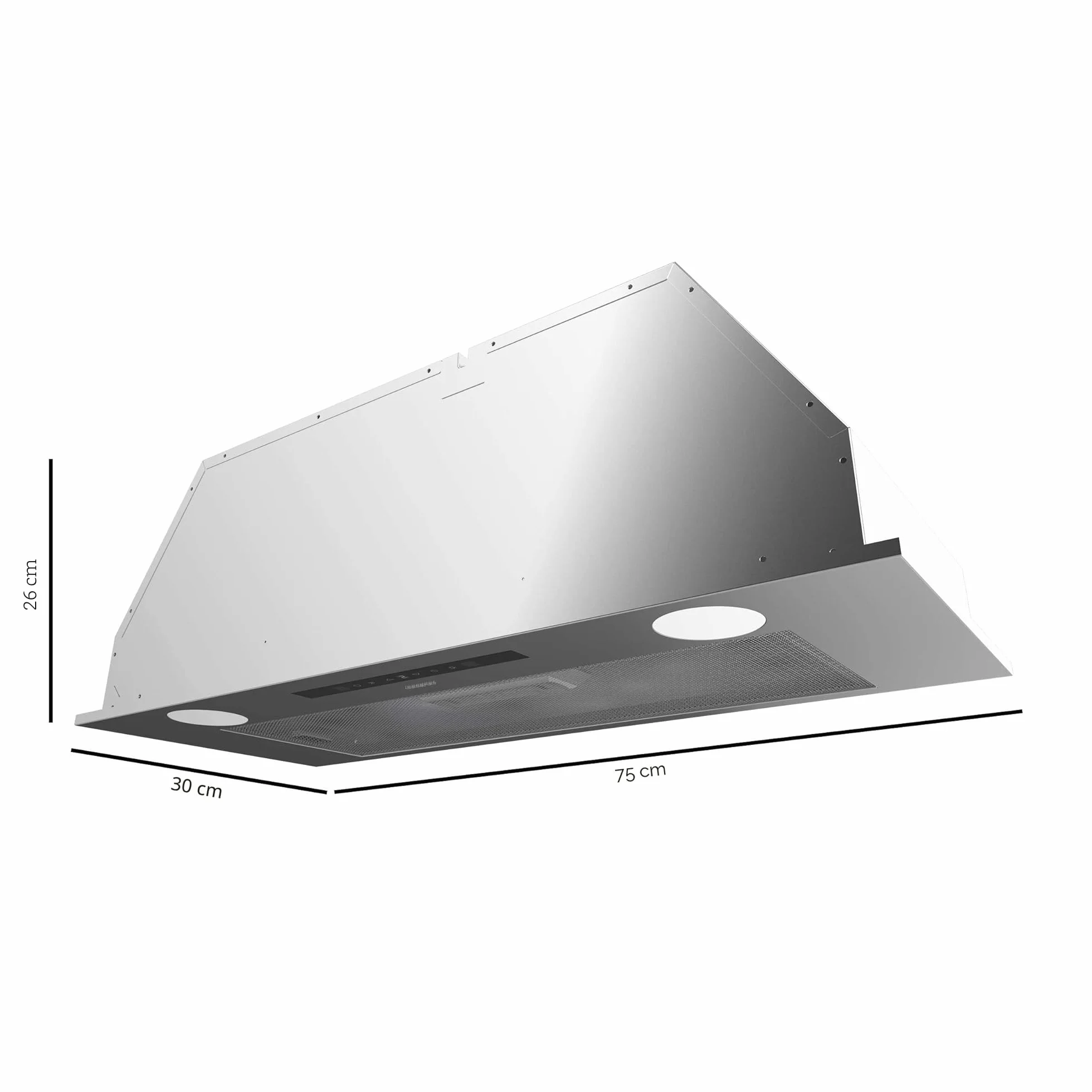 Cecotec Campana Integrable Bolero Flux IT 75cm 550m3/h 70W Inox A++