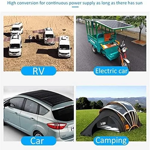 Kit De Paneles Solares De 500 W, Con Regulador De Carga E Inversor, Ideal Como Fuente De EnergíA De Reserva Fuera De La Red Para Hogares, Autocaravanas, Embarcaciones, Etc.220v