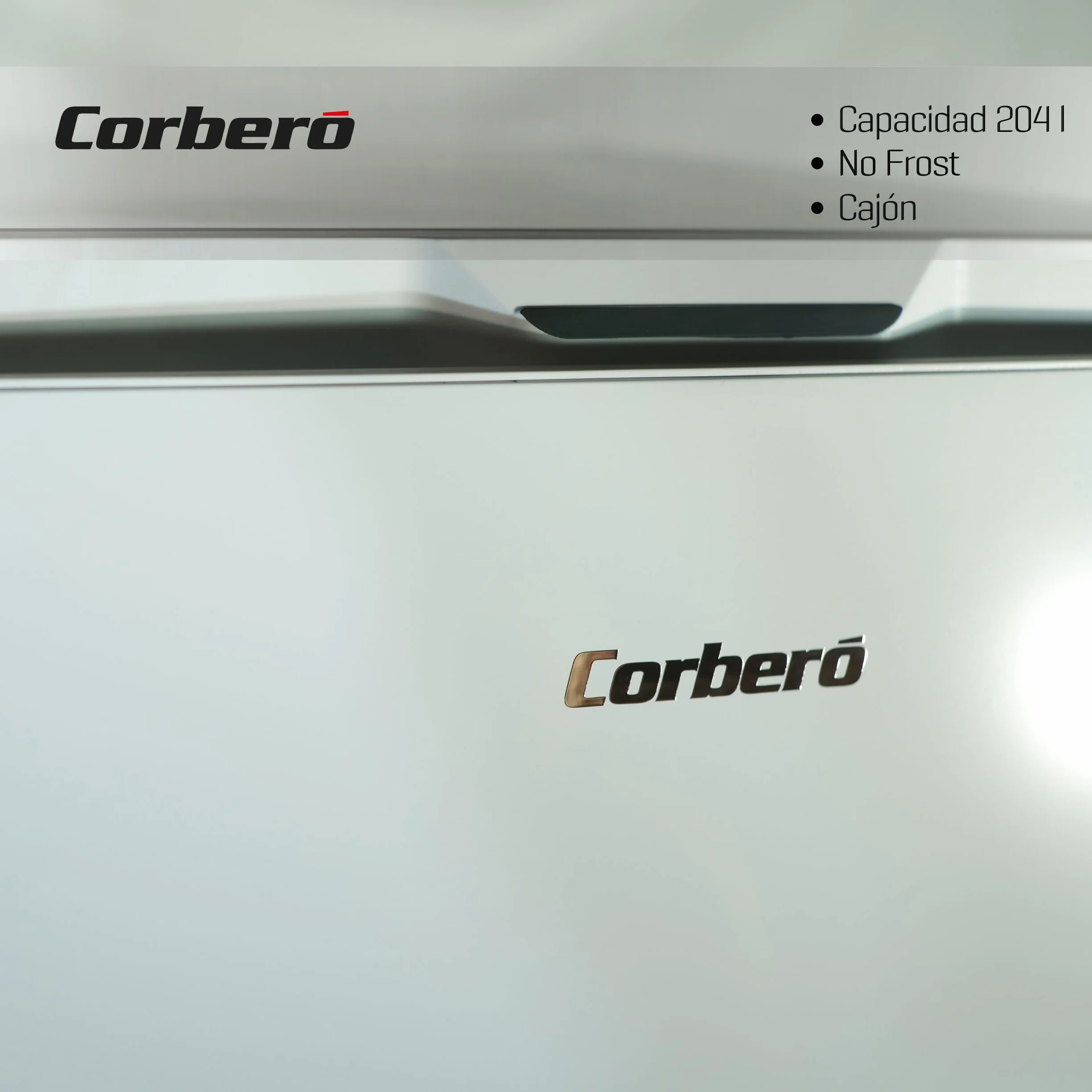 Corberó Congelador Vertical No Frost Inverter 204L 171.5 cm Blanco