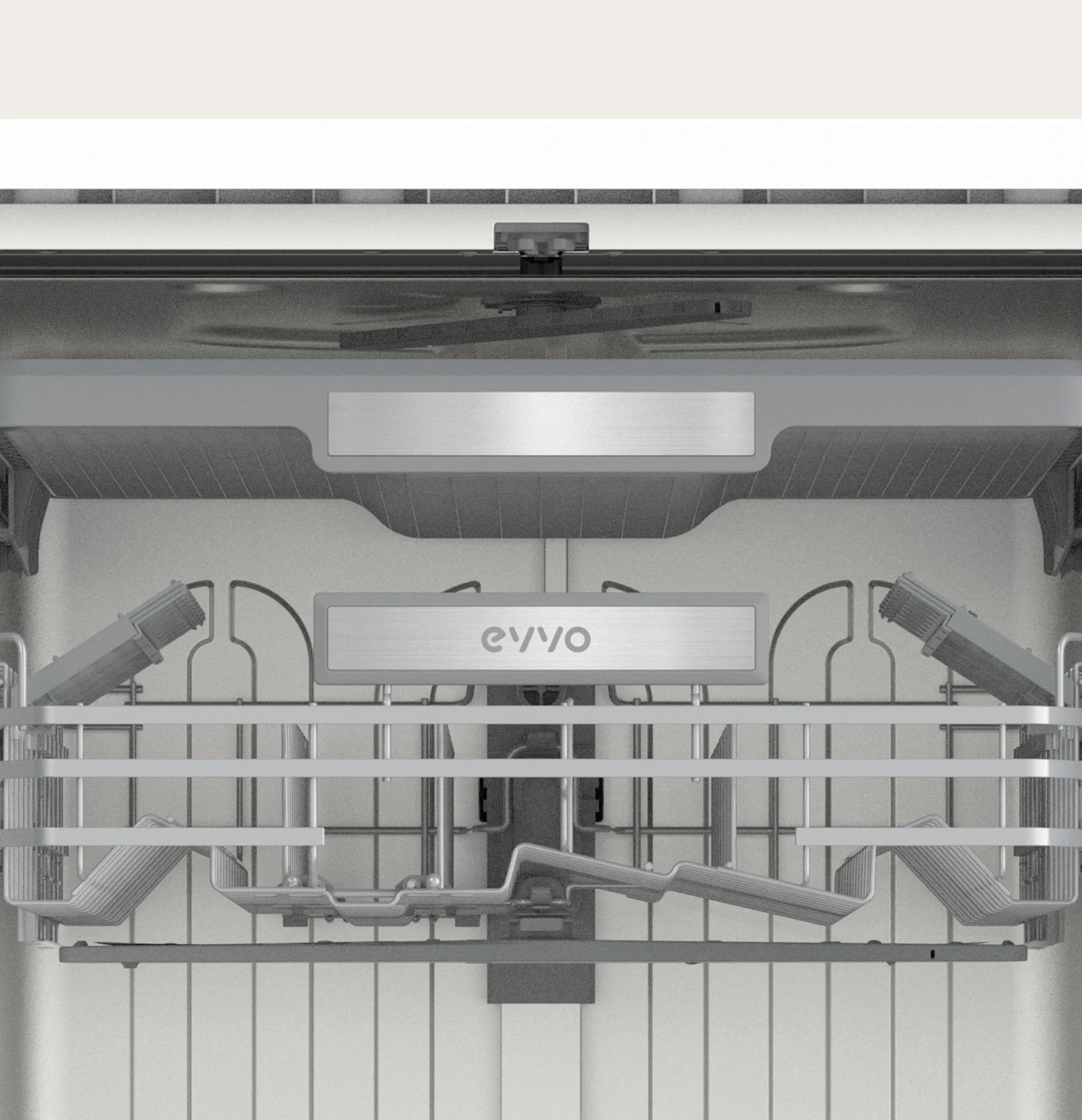 Lavavajillas EVVO D5Y, 16 cubiertos, Clase B, 45 dB ultra silencioso, 8 programas (Extra Silent, Extra Hygiene, Turbo), Inicio diferido, Energy Save, Secado Extra, libre instalación 60 cm