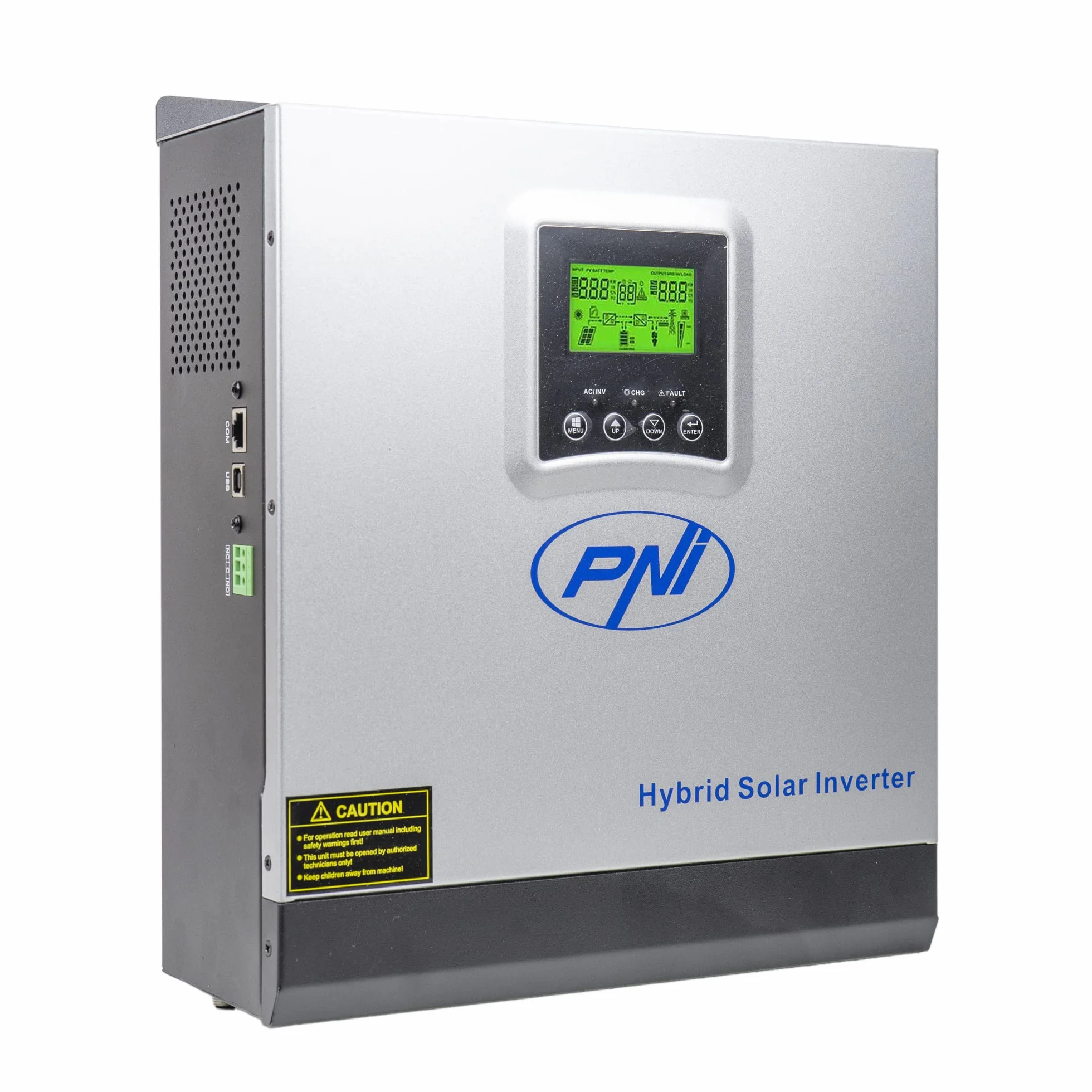 Inversor solar PNI GreenHouse SC1800B 3KW 24V 60A MPPT Off Grid Hybrid Sinus Pure