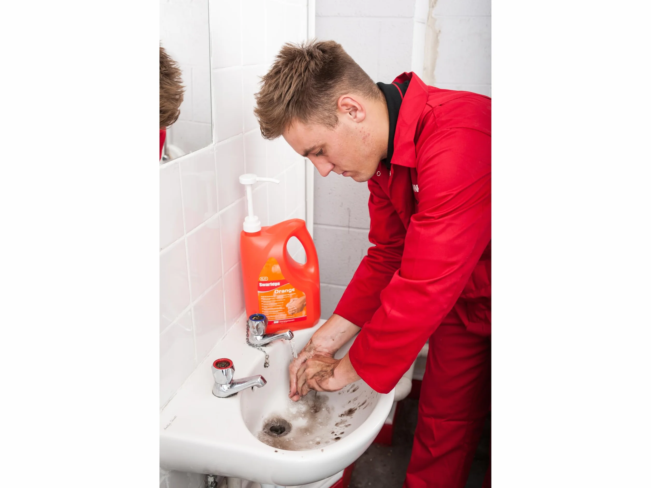 Swarfega Mano Limpiador Bomba 4L naranja