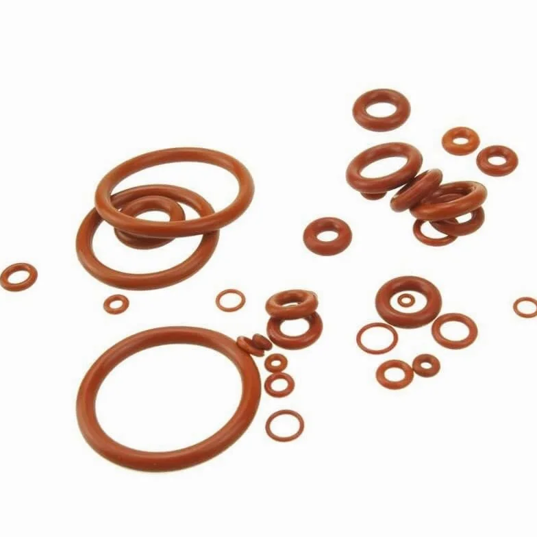 10/20/50/100 Uds OD 8-65mm Junta tórica de Silicona roja Espesor 2mm Juntas de arandela de Anillo de Calidad alimentaria-35 ℃-200 ℃(62x58x2mm/100pcs)