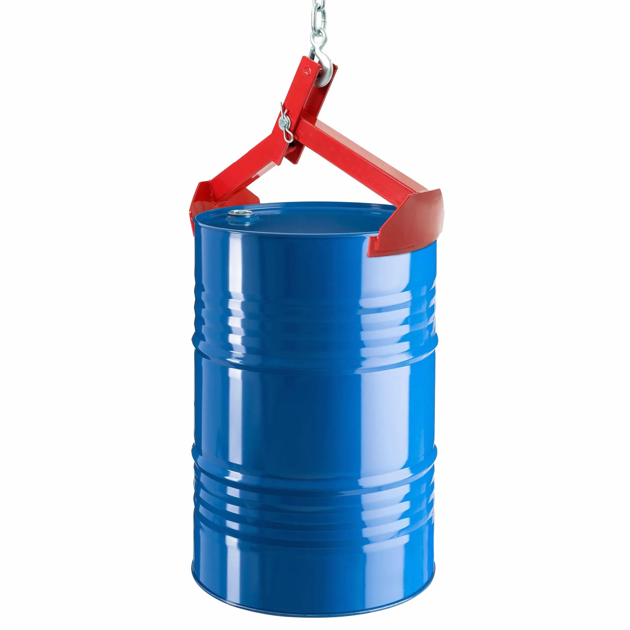 XPOtool Abrazadera de elevación para barriles hasta 210l posición vertical máx. 500kg pinza bidones