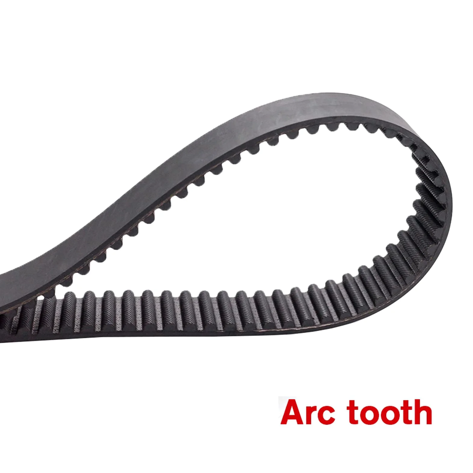 1 pieza Correa síncrona de bucle cerrado de goma HTD8M, ancho 40mm, correa de transmisión de sincronización industrial con dientes de arco, 1888mm(Dientes 236), Ancho 40mm