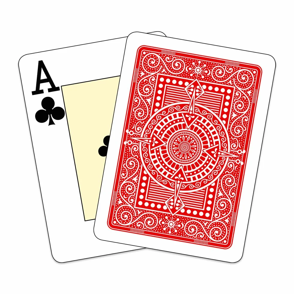 Modiano Texas Poker Jumbo Karty PVC Czerwone