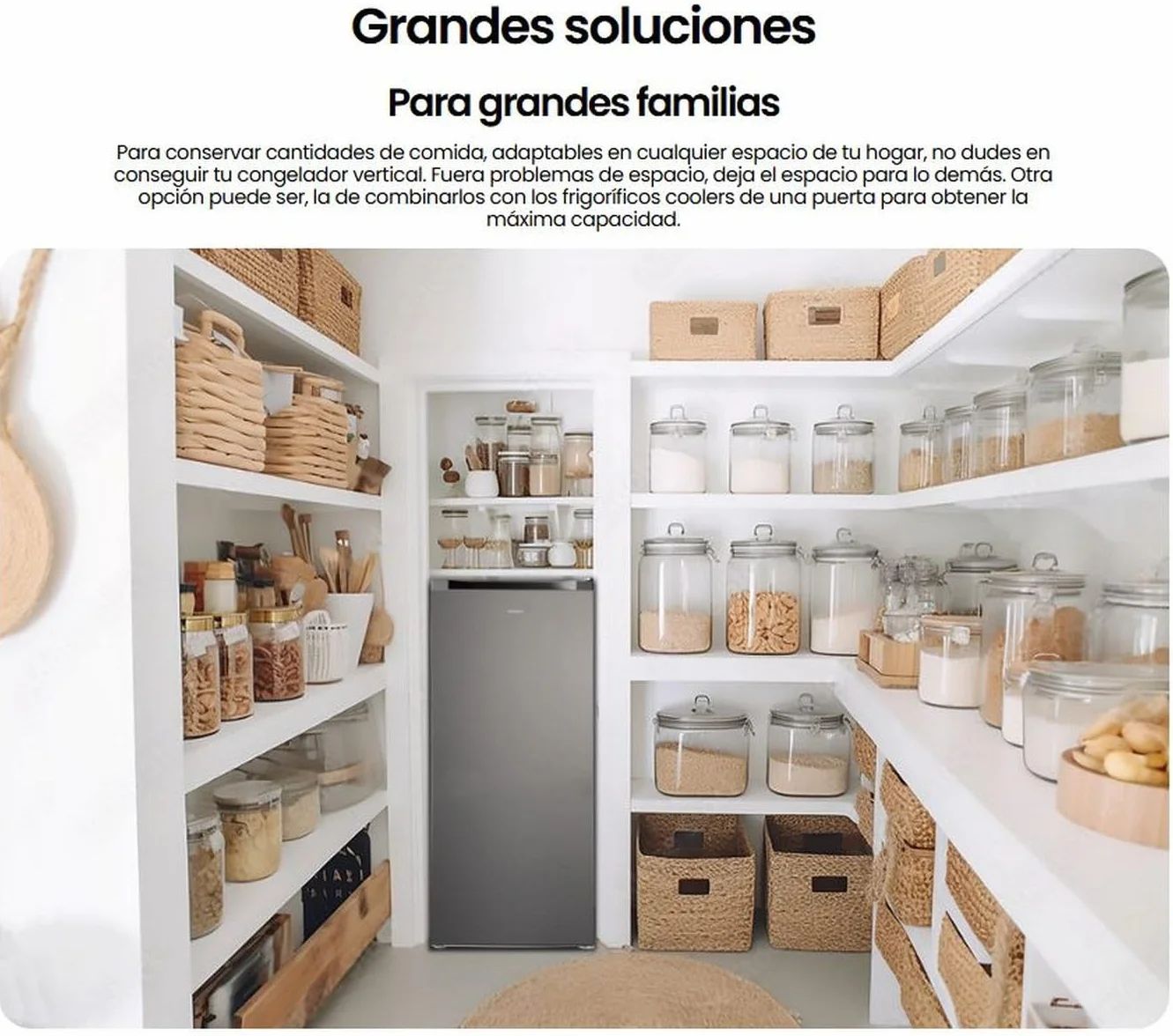 INFINITON CV-A125I Congelador Vertical 140L 125cm 4 Cajones Puerta Reversible Inox