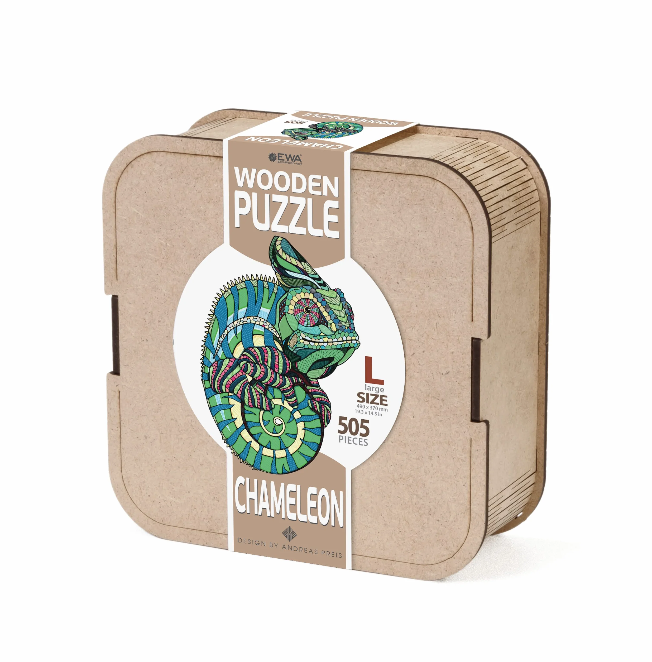 CHAMELEON L wooden box