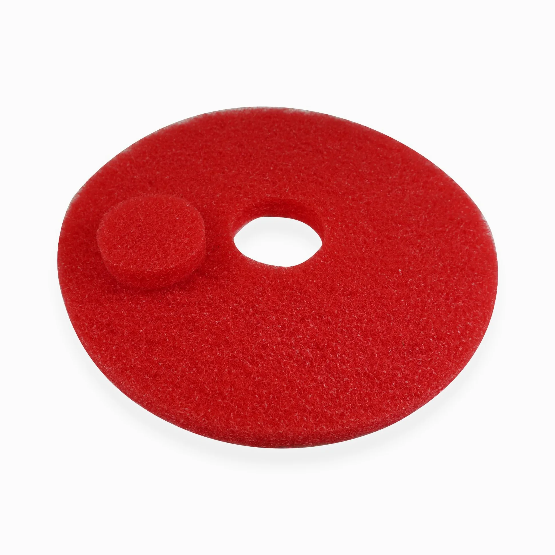 Superpad rojo 406 mm (16") - Disco de limpieza por pulverización para monolavadora y monolavadora - fricción suave para el mantenimiento regular del suelo