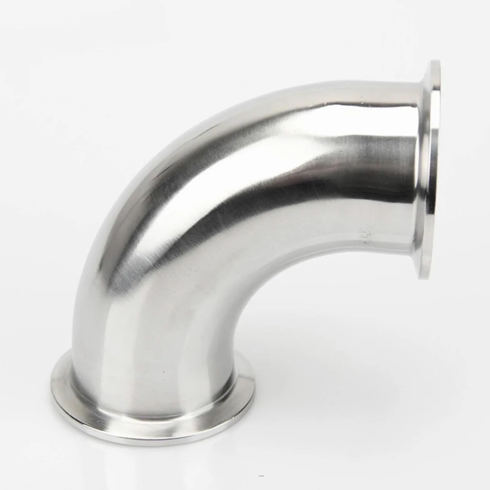 1 Uds 3/4 "1" 2 "3" 4 "19mm-102mm tubo OD Tri abrazadera virola OD codo de 90 grados accesorio de tubería de acero inoxidable 304(102mm x Ferrule 119)
