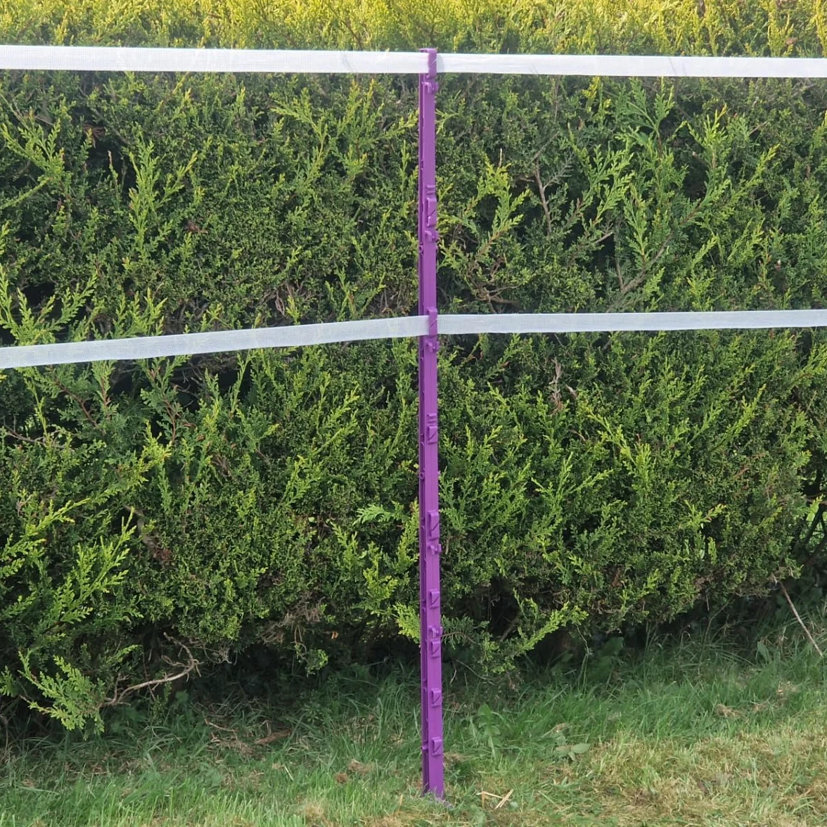 Postes de polietileno de 156 cm de alto, 1,2 m, 15,2 cm, estaca de esgrima de caballo (40)