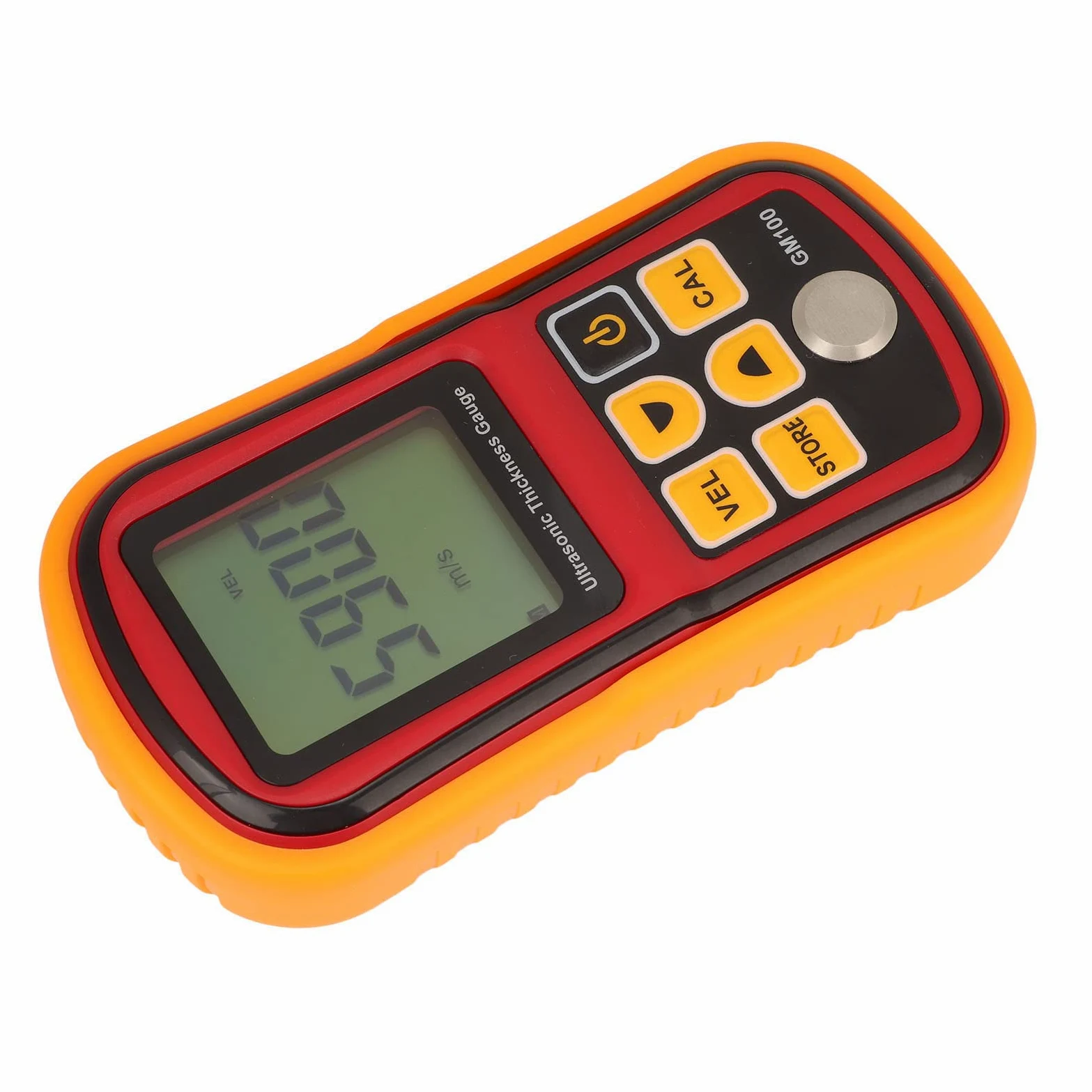 Haofy Medidor de Espesor Digital Pantalla LCD de 4 Dígitos Medidor de Espesor de Metal con Vista Estadística para Taller de Mecánica de Cobre y Acero