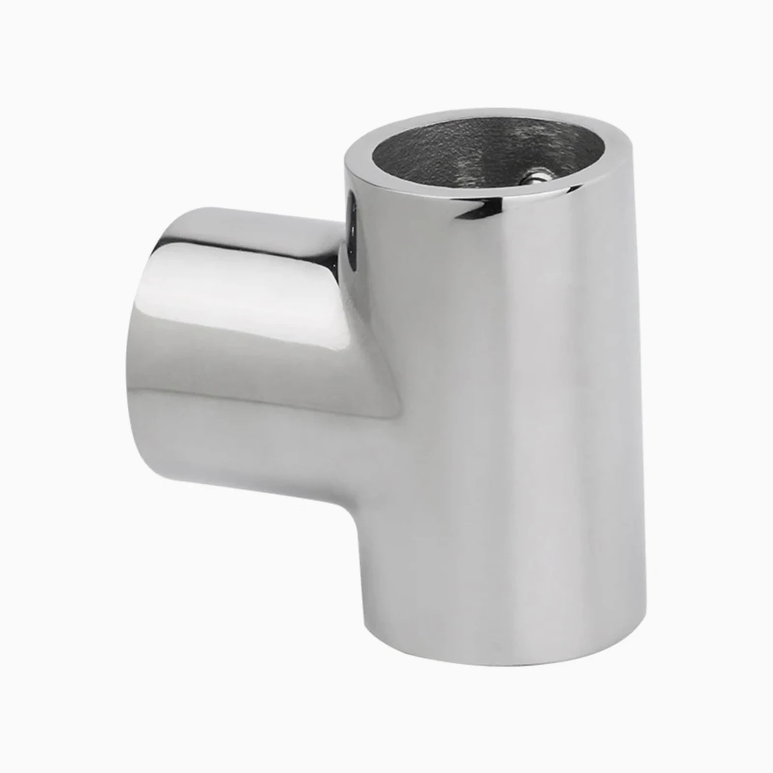 Tees de acero inoxidable 316 90 grados for barco, accesorios pasamanos 3 vías for, Conector tubo, Hardware marino(22mm)