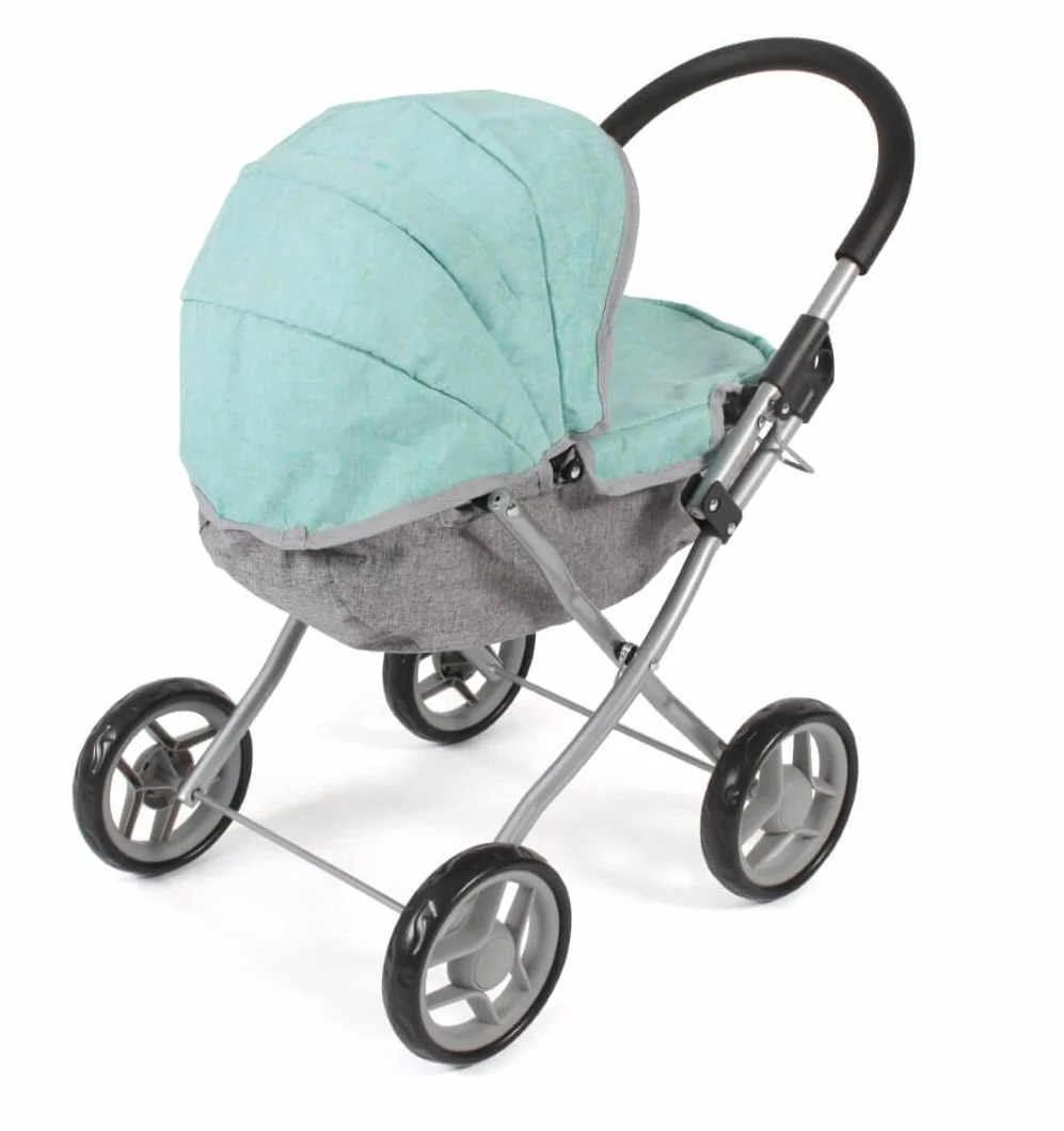 Cochecito de muñecas Lilli Melange Menta para jóvenes