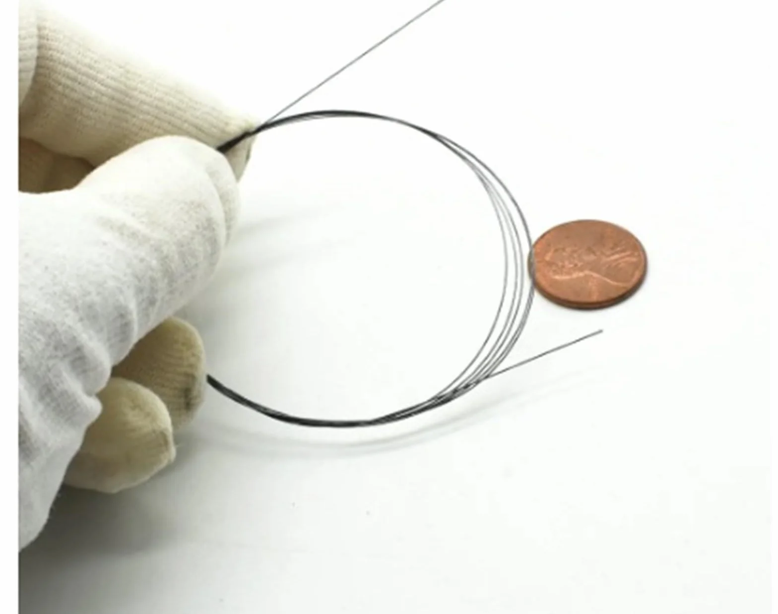 Alambre de nitinol de 1 m súper flexible de níquel titanio en forma de aleación de memoria elástico buen calor y materiales inteligentes NiTi de alta resistencia (color: diámetro 0.4 mm, tamaño: 1 m)