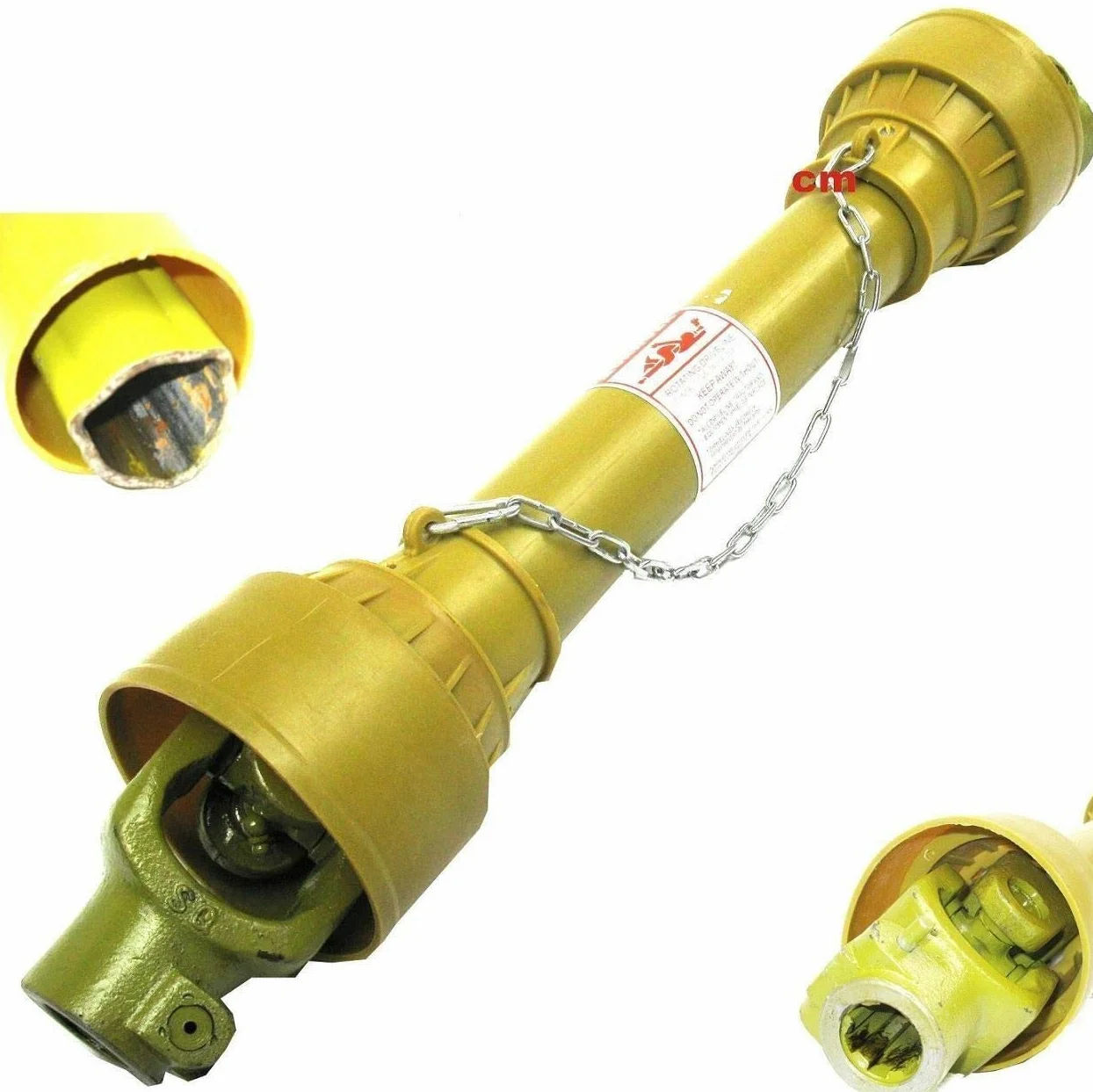 Eje de transmisión con eje de transmisión para tractor, eje de transmisión con protección, eje de transmisión de 80-120 cm