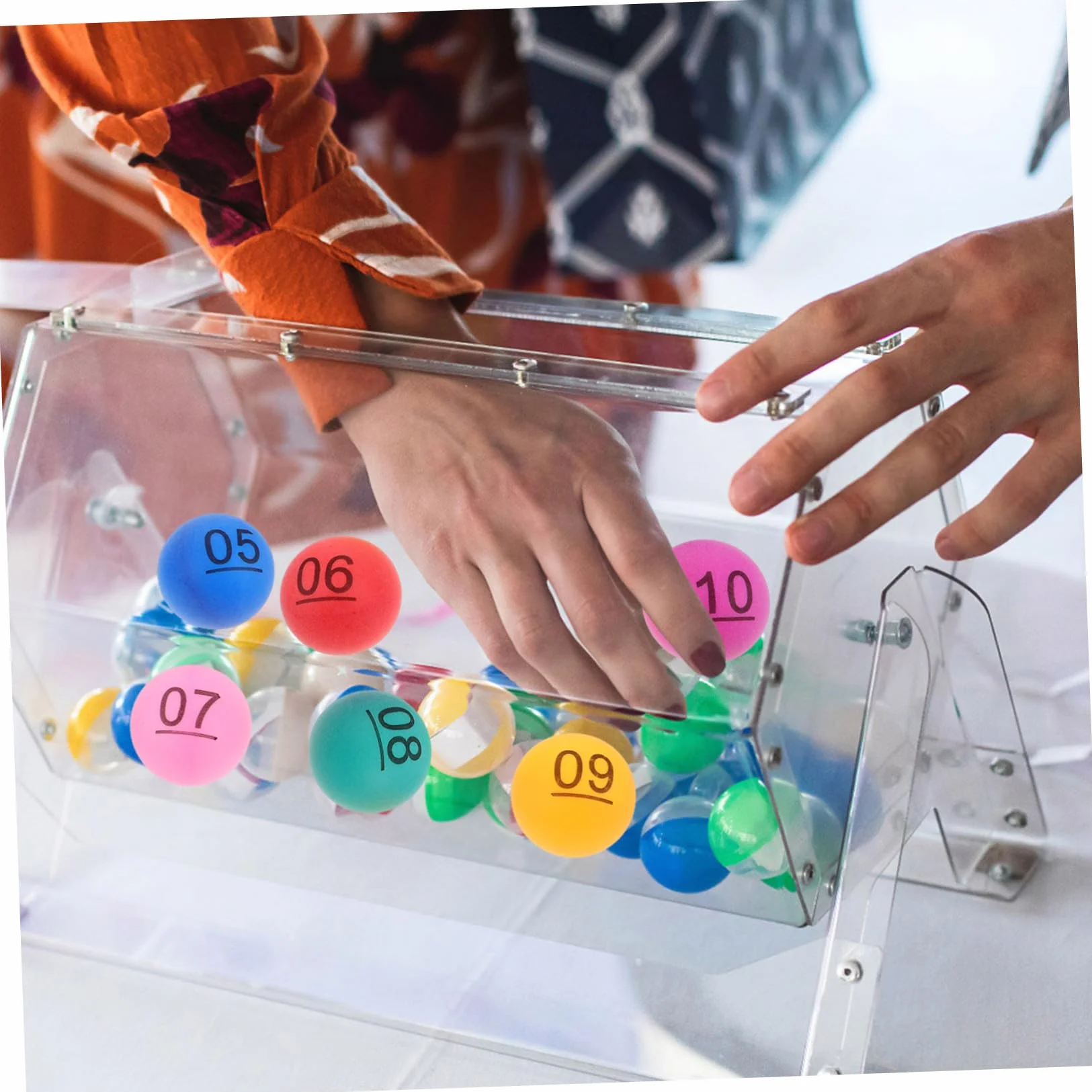 FRCOLOR 100 Piezas Bolas de Premio Numeradas para Bingo y Rifas