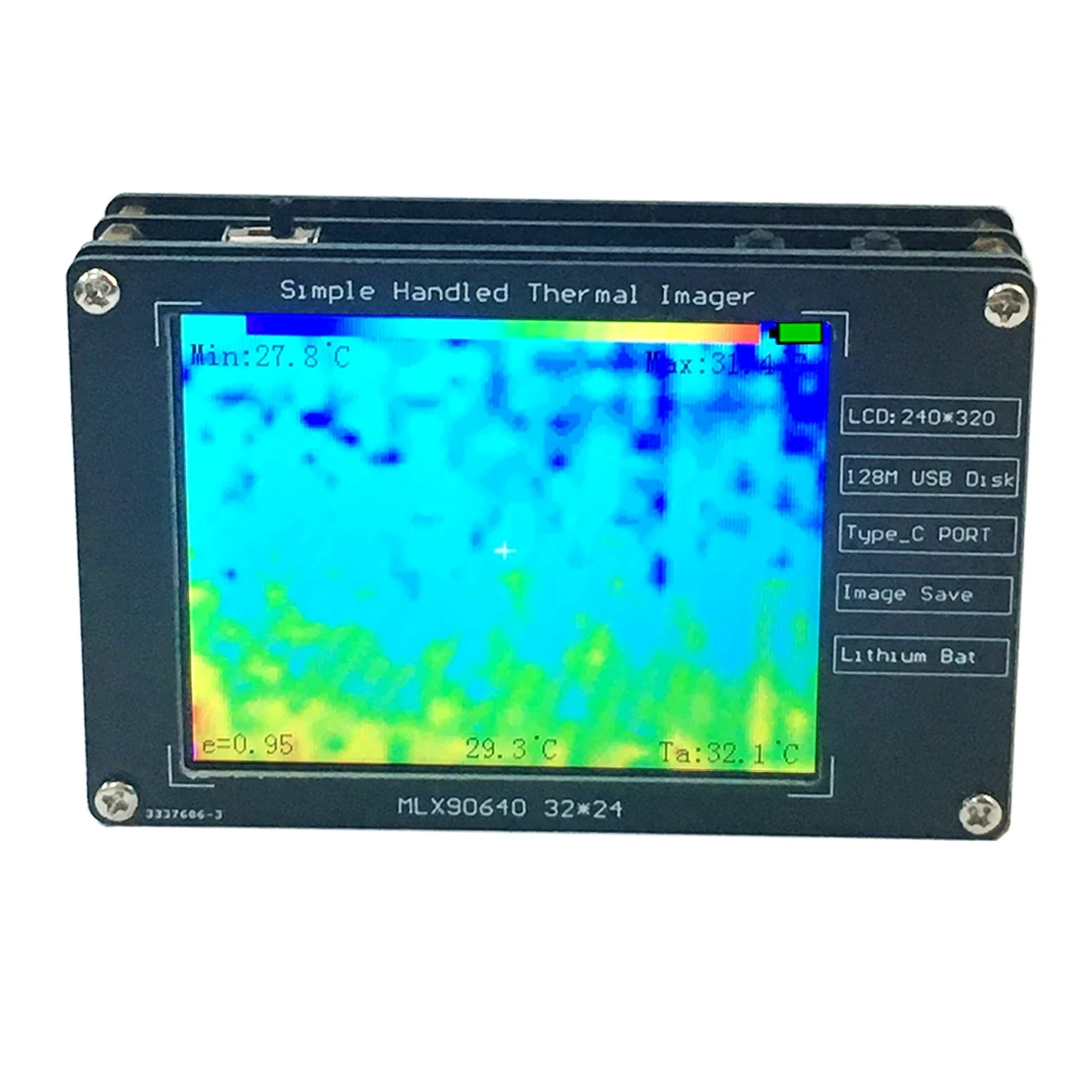Inmersión térmica infrarroja con sensor térmico infrarrojo de alta precisión para detección de temperatura