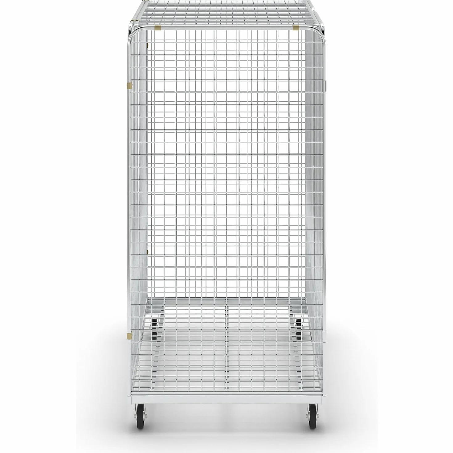Contenedor rodante, con puerta batiente doble, A x P 1200 x 800 mm, altura