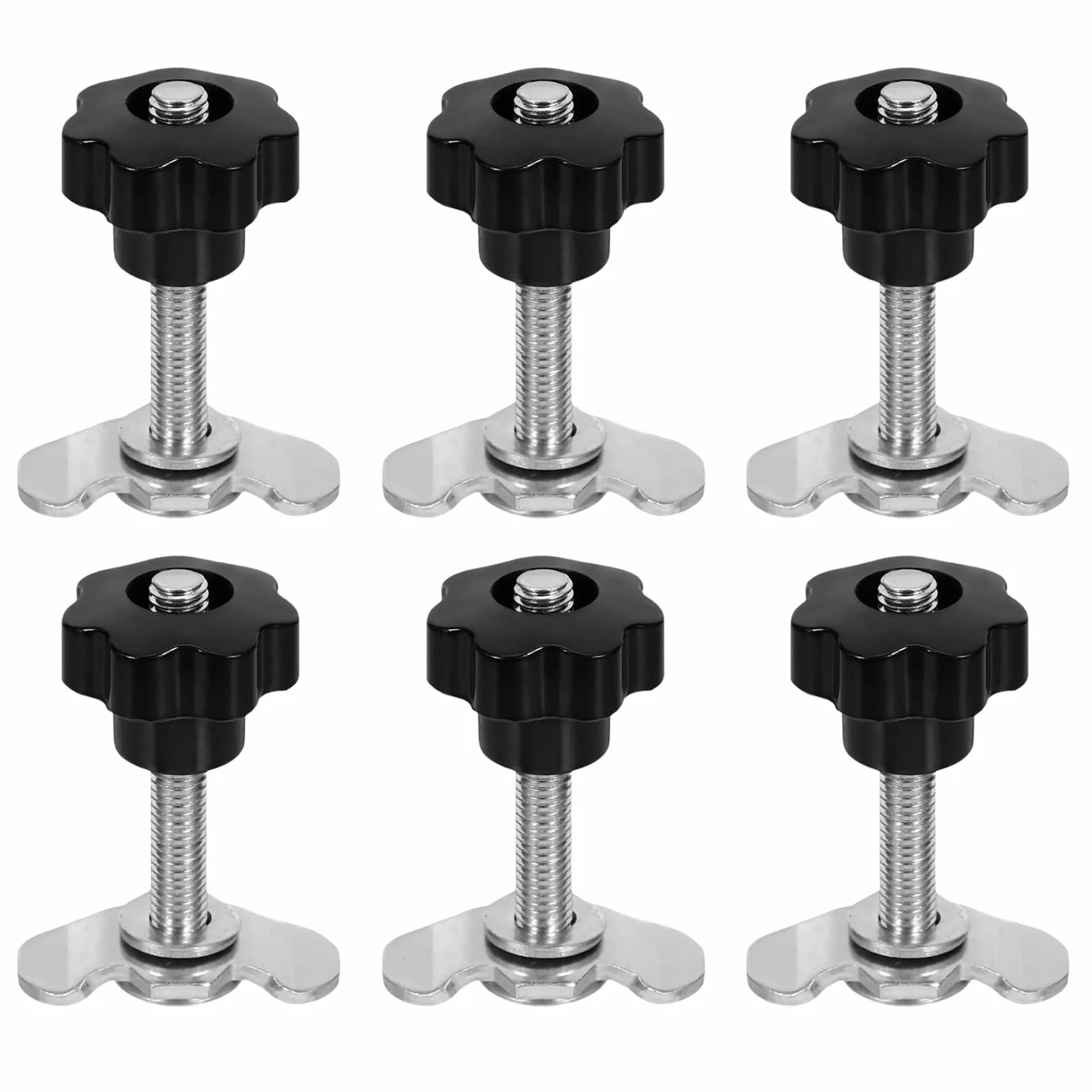 Tokaneit Adaptador para Riel Aeronautico M8x60 6 Piezas 500daN