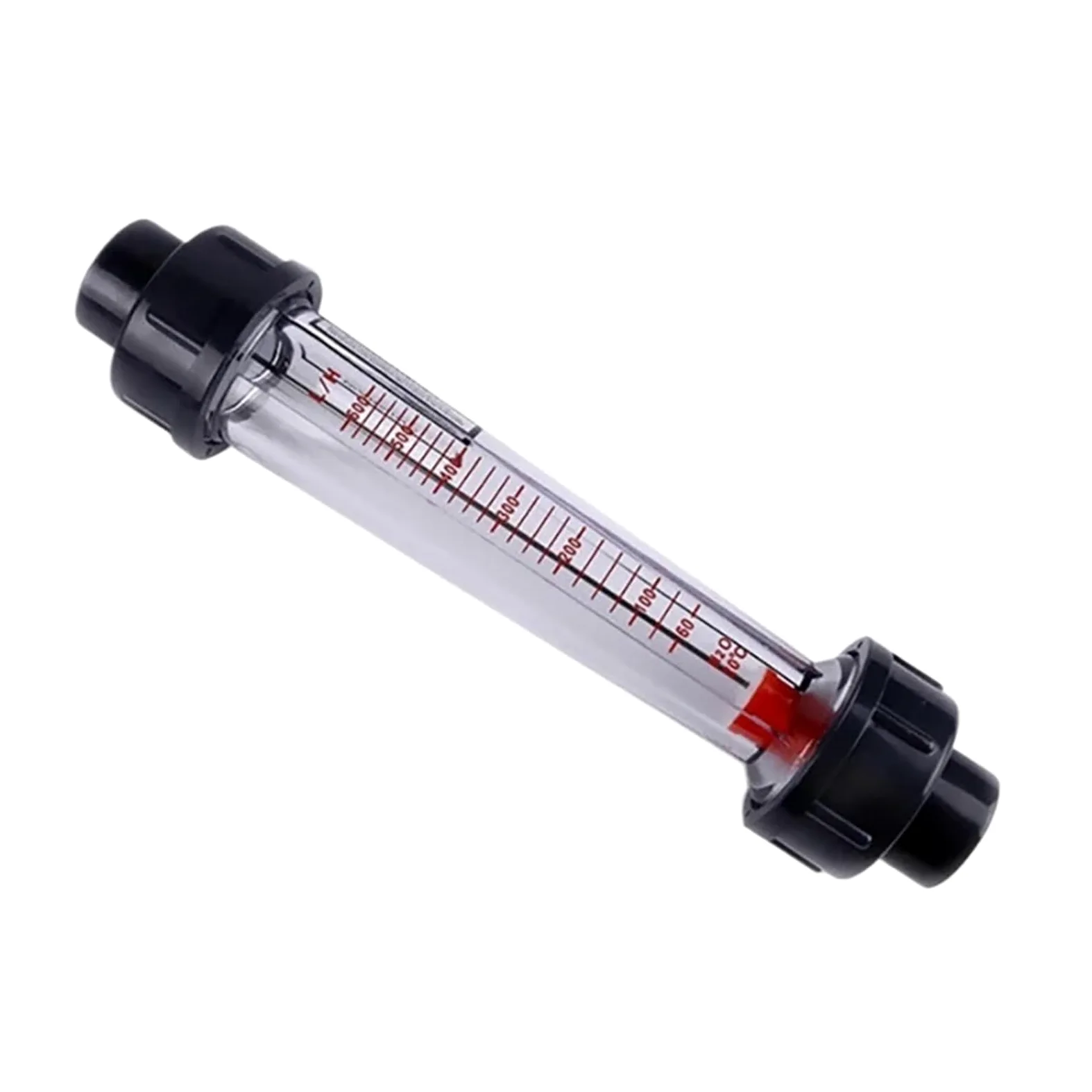 Medidor de flujo de flotador de plástico, medidor de flujo de agua líquida, rotámetro, rotermetro, medidor de flujo de tubería, 1 Uds.(DN32(0.4-4 KG))