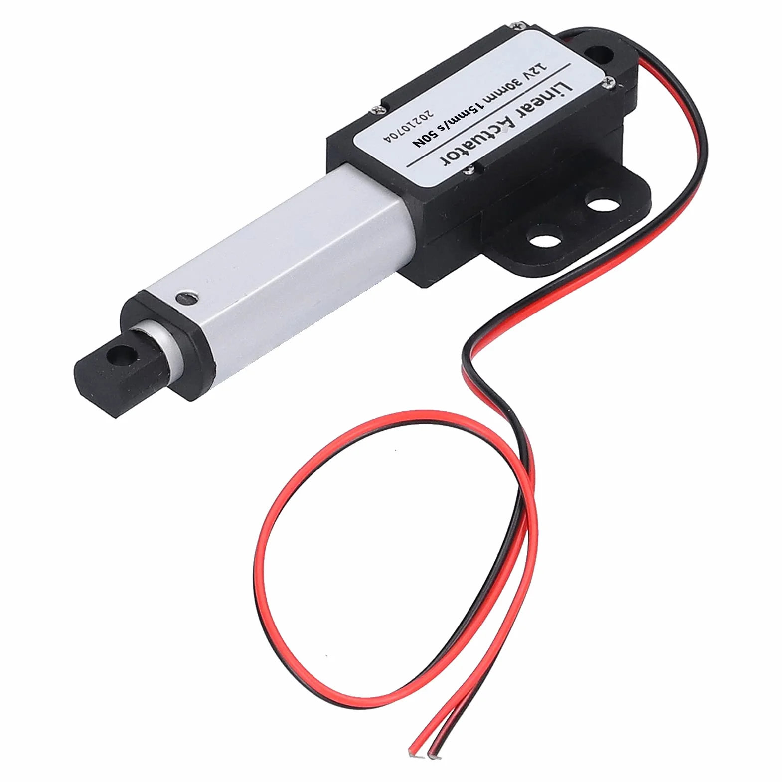 Actuador Lineal Eléctrico 12V DC 30mm 15mm/s 50N