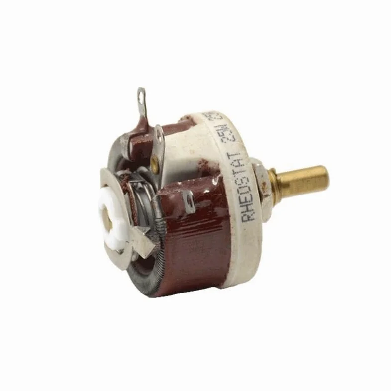 Reóstato de Alta Potencia BC1 R-500R 100 W máx., Resistencia Alambre bobinado Variable rotativa, Forma Disco, Ajustable