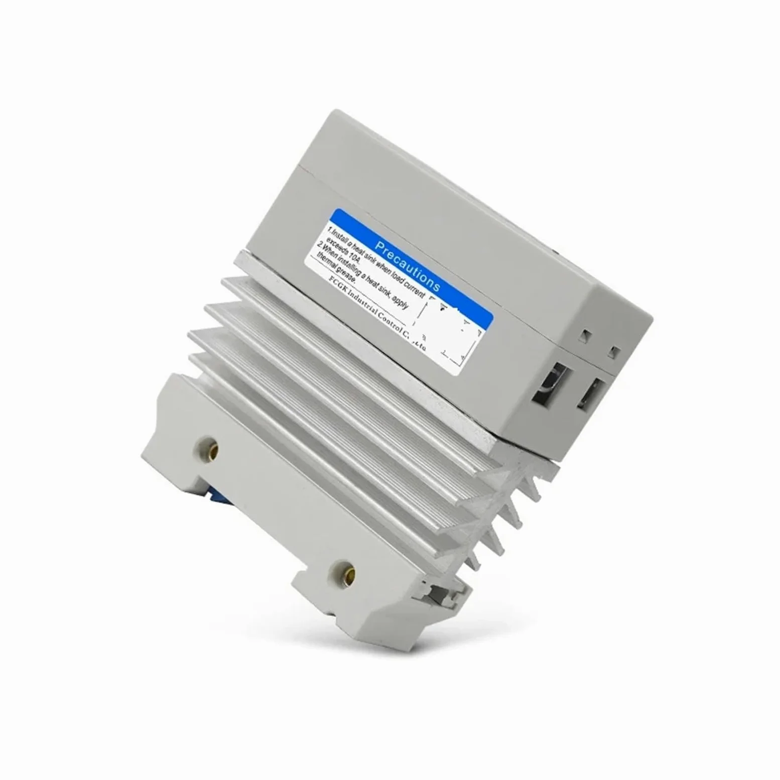 Relé de estado sólido SSR delgado monofásico, 10A, 25A, 40A, 60A, 80A, 100A, con disipador de calor, relé Industrial, montaje en Riel DIN(AC control AC,120A)